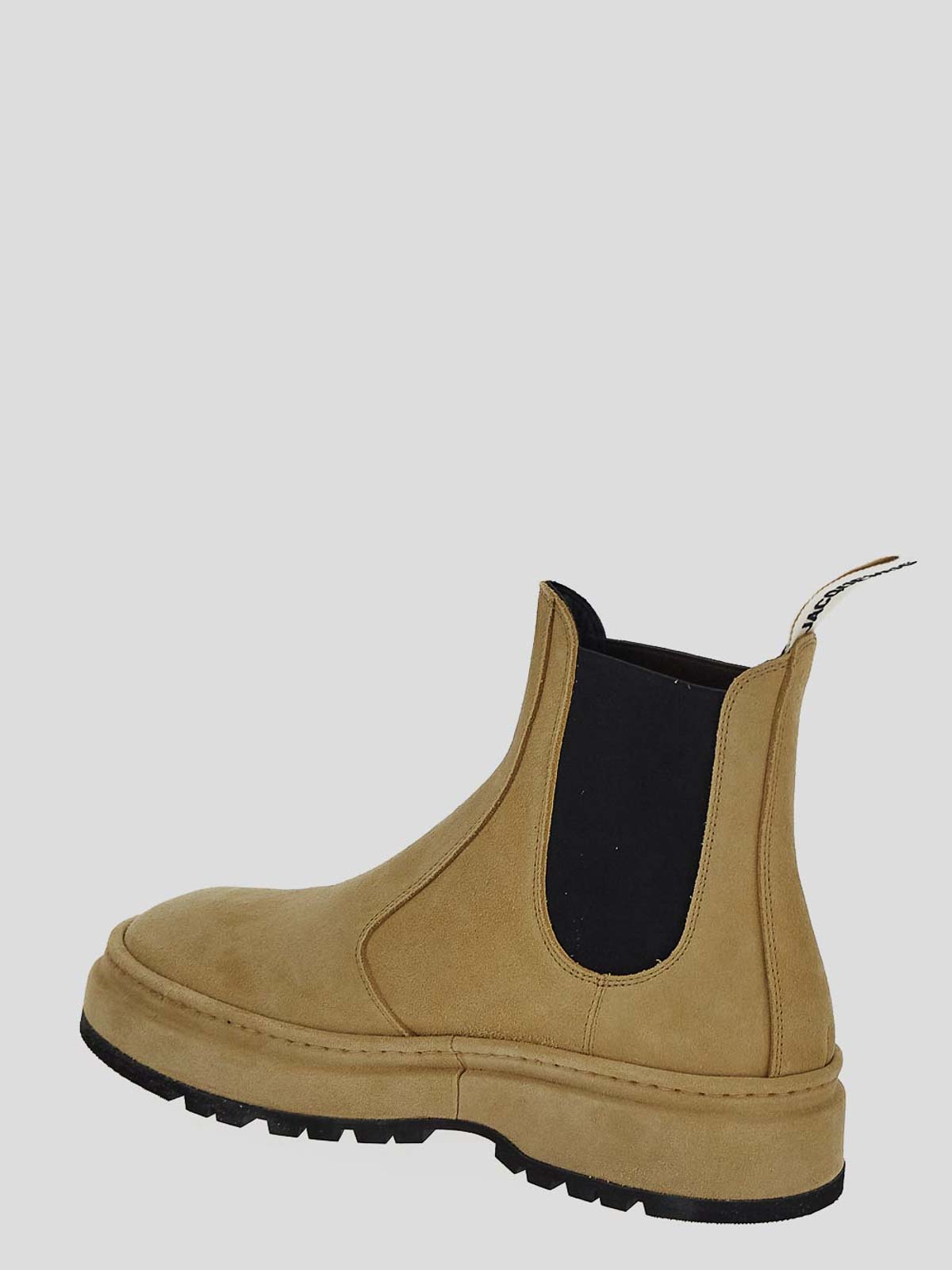 Shop Jacquemus Chelsea Boots In Beige