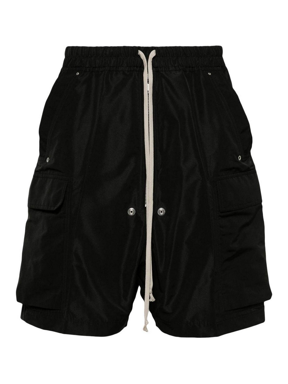 Rick Owens Cargobela Knee-Length Shorts - Black | RU01D3360FK09