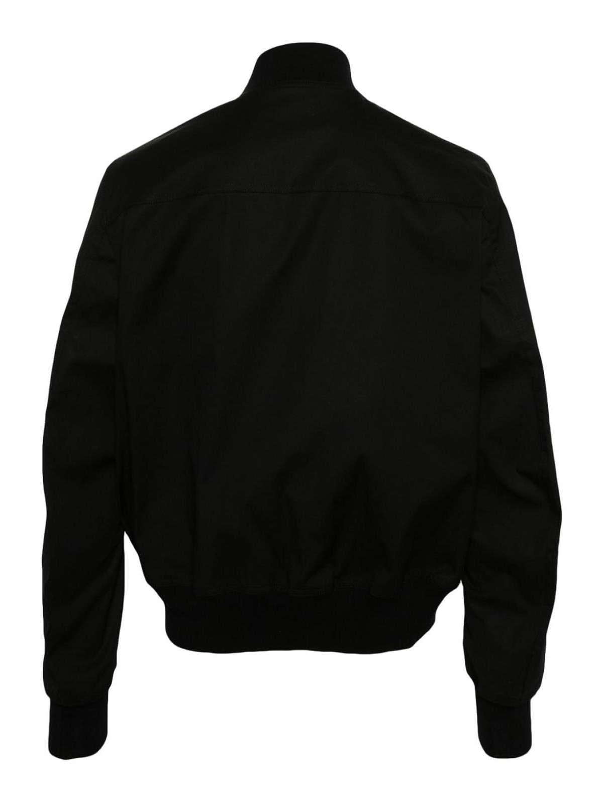 Shop Rick Owens Bauhaus Flight Bomber Jacket In Black