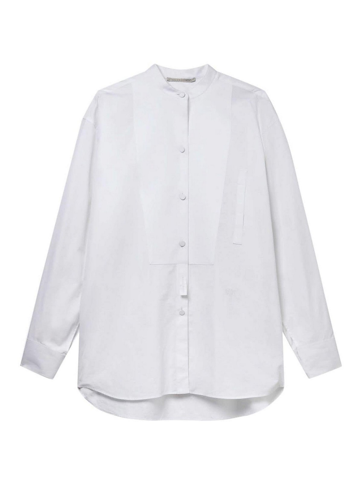 Shop Stella Mccartney Camisa - Plastron In White