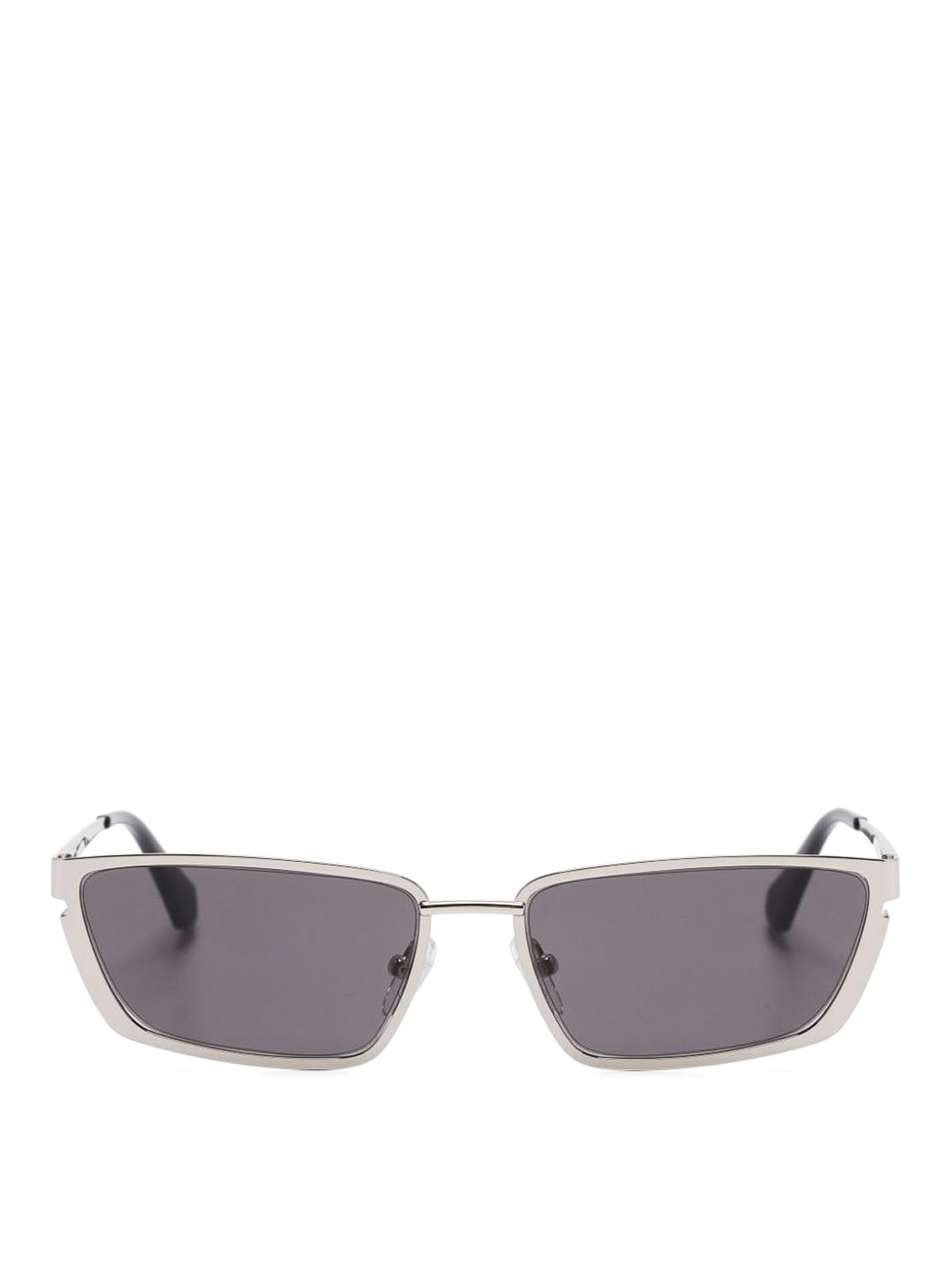 Shop Off-white Richfield Rectangle-frame Sunglasses In Grey