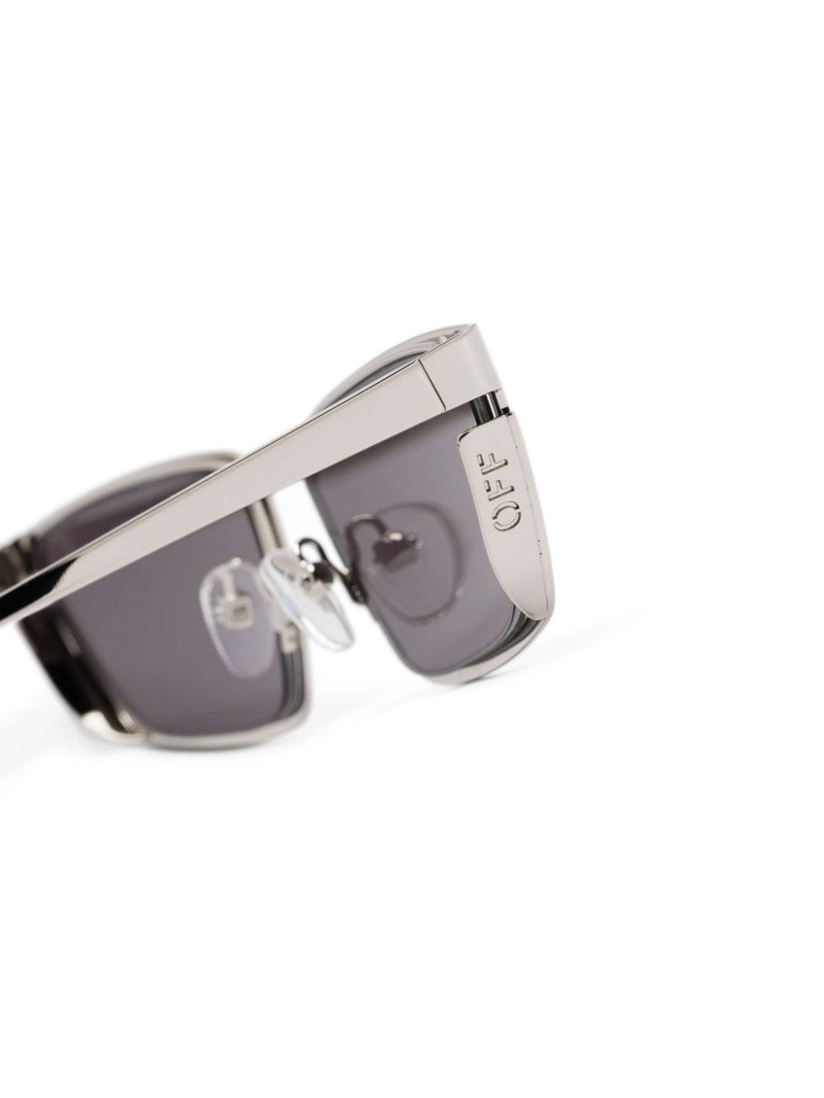 Shop Off-white Richfield Rectangle-frame Sunglasses In Grey