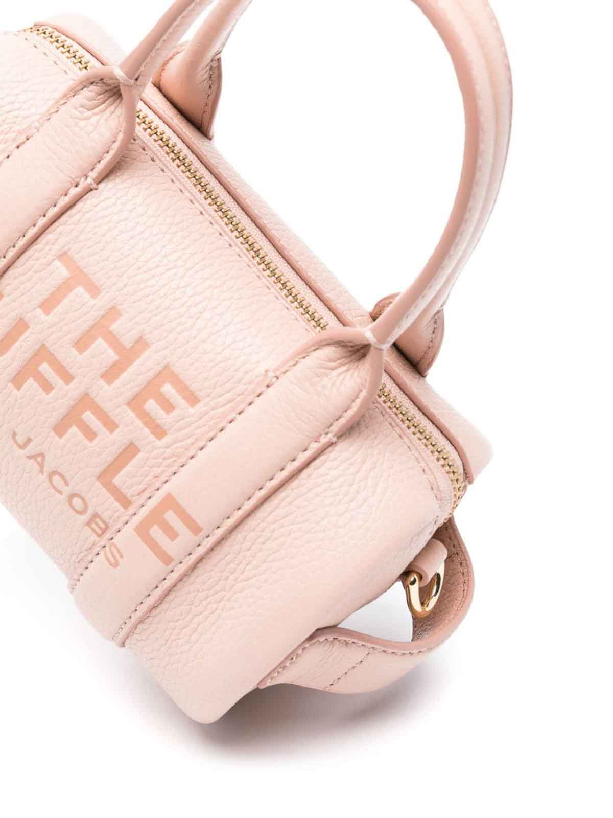 Shop Marc Jacobs The Duffle Leather Mini - Rosado In Pink