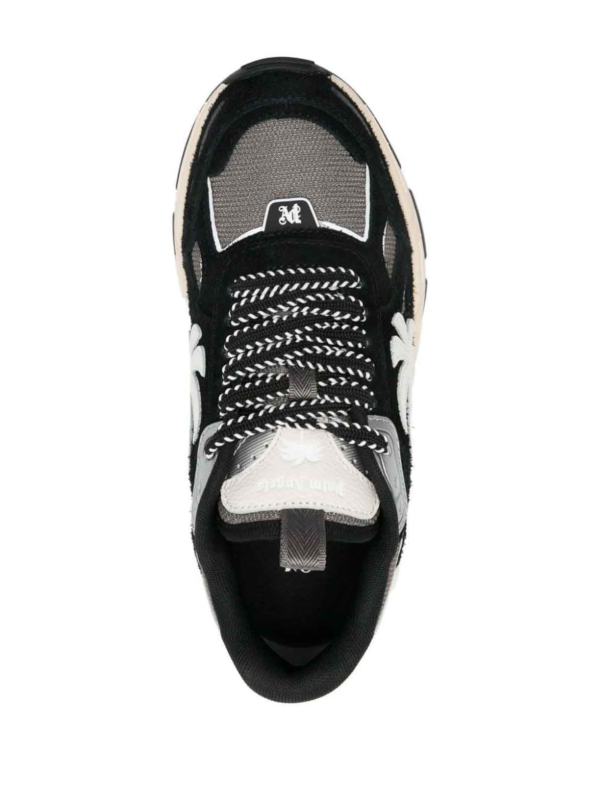 Shop Palm Angels The Palm Runner Sneakers In Black