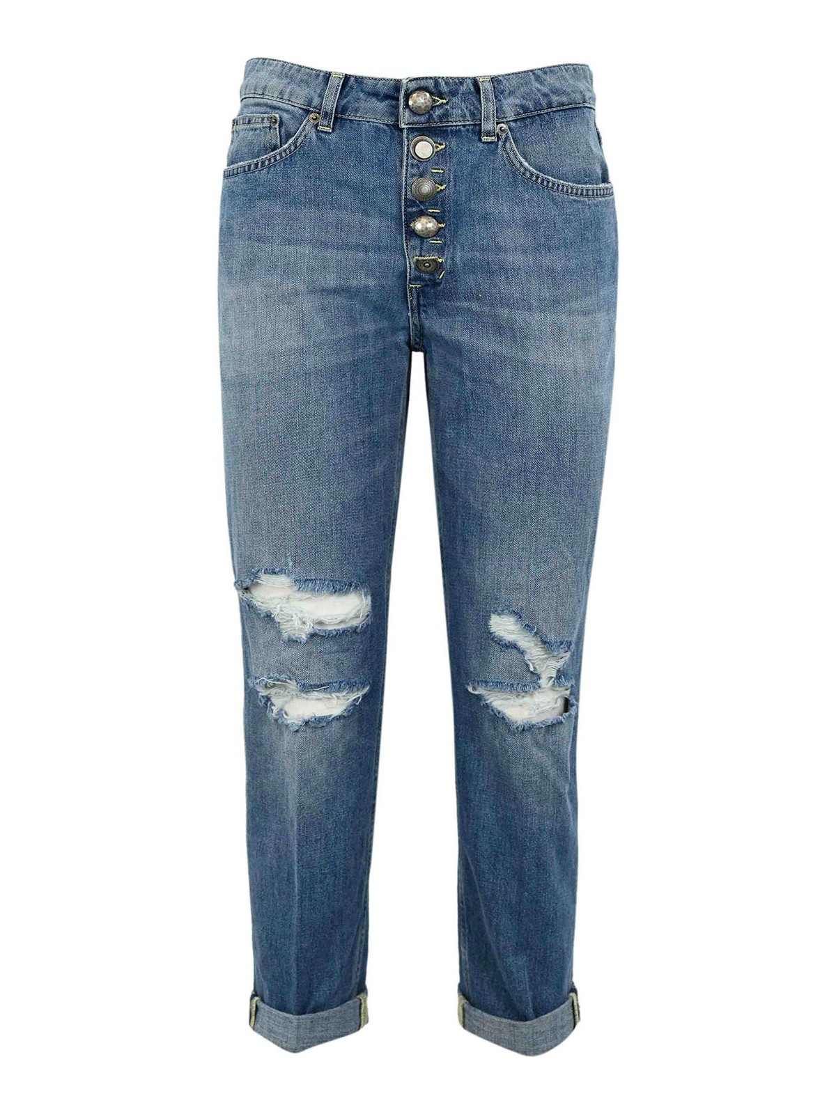 Shop Dondup Koons Jeans In Fixed Denim
