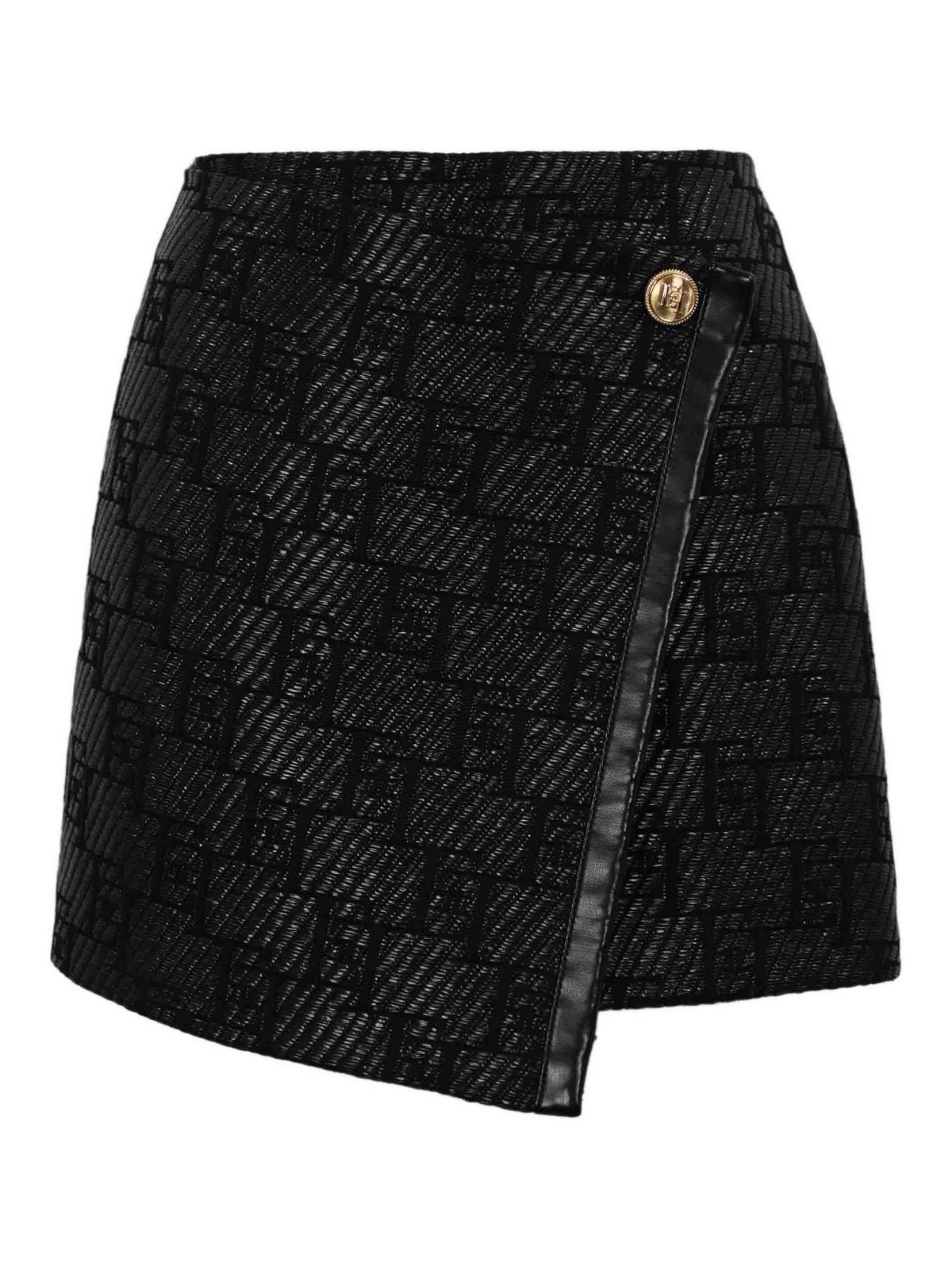 Shop Elisabetta Franchi Minifalda - Negro In Black