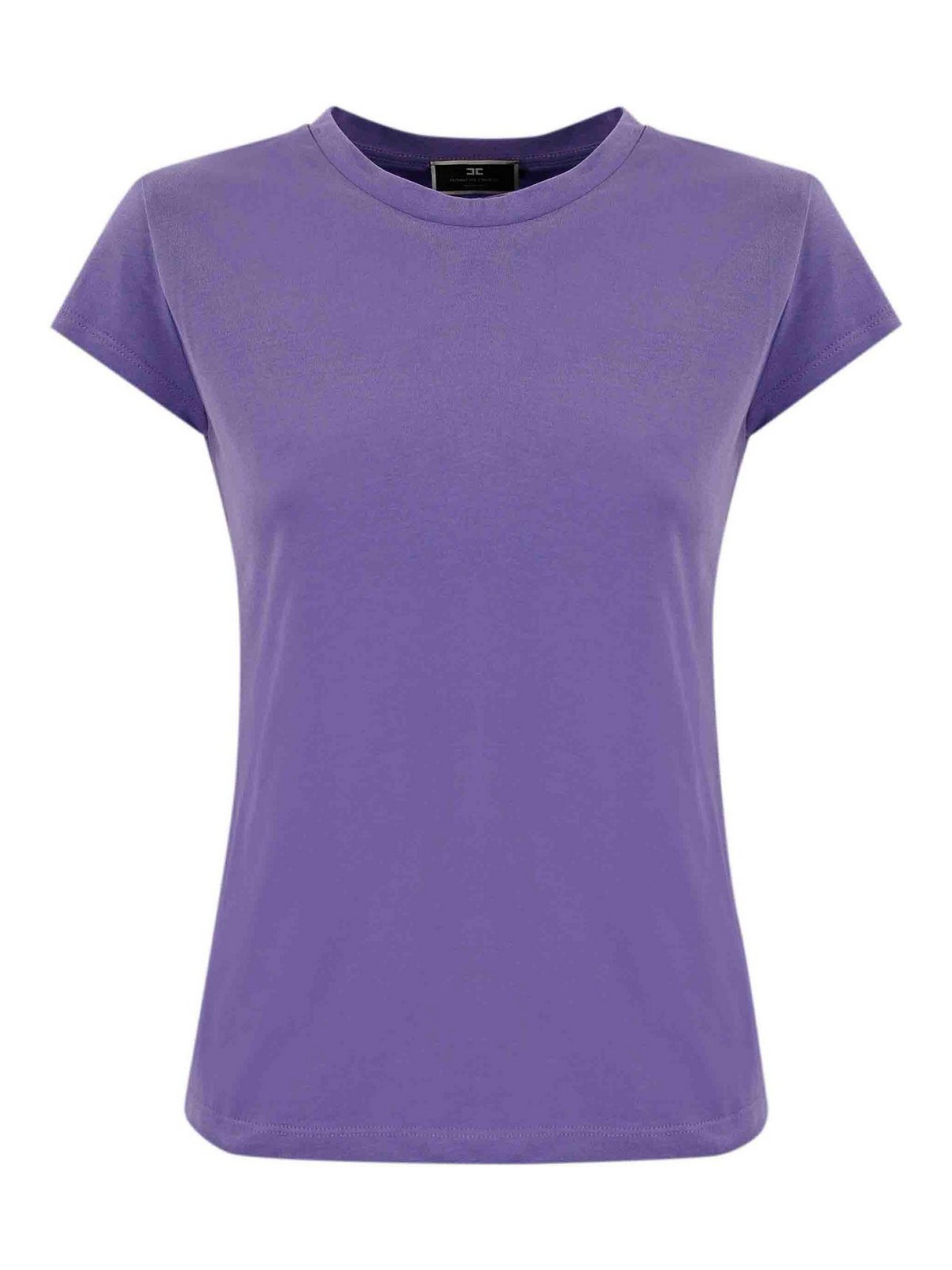 Shop Elisabetta Franchi Camiseta - Púrpura In Purple