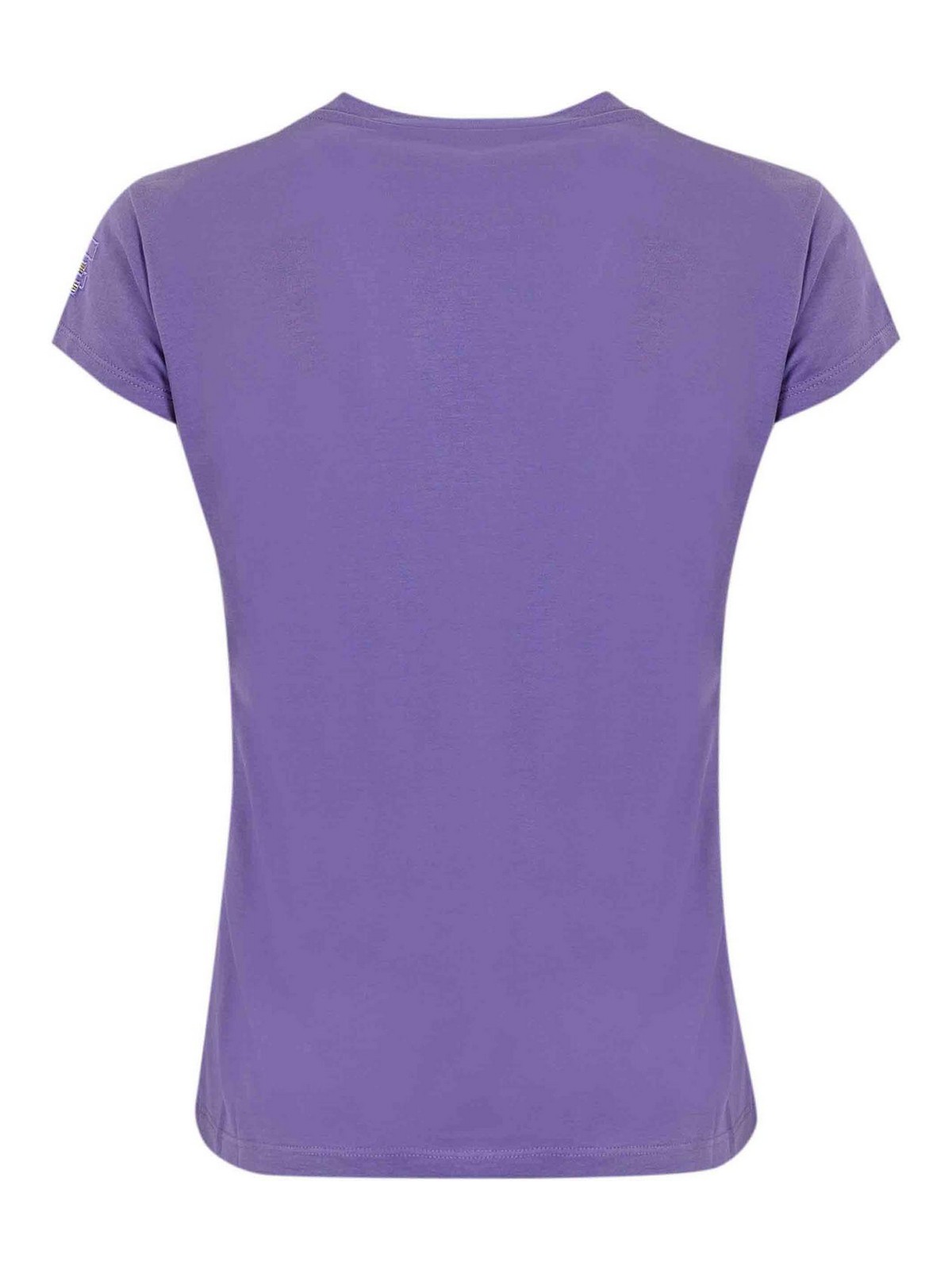 Shop Elisabetta Franchi Camiseta - Púrpura In Purple