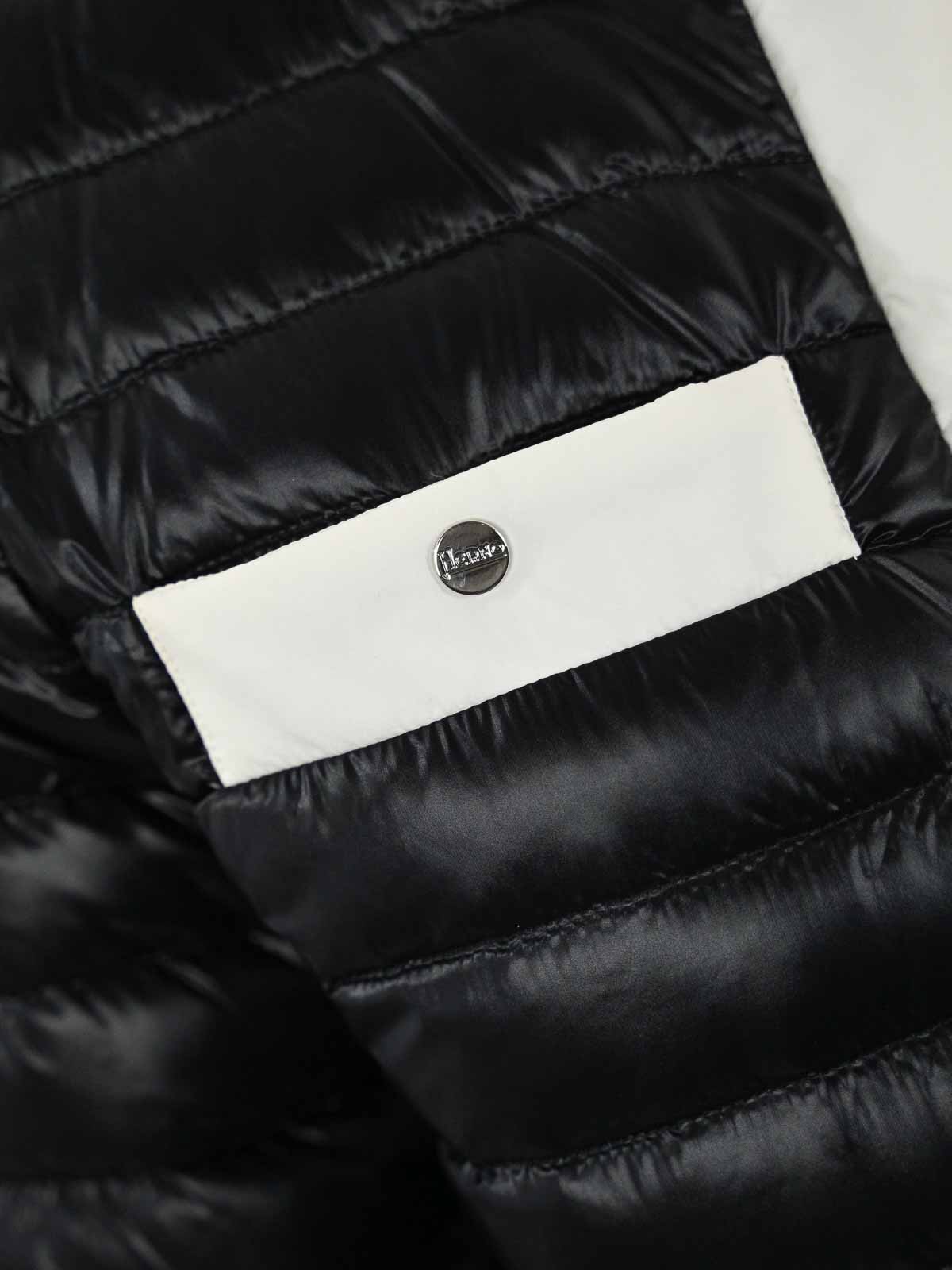Shop Herno Chanel Style Down Jacket In Black