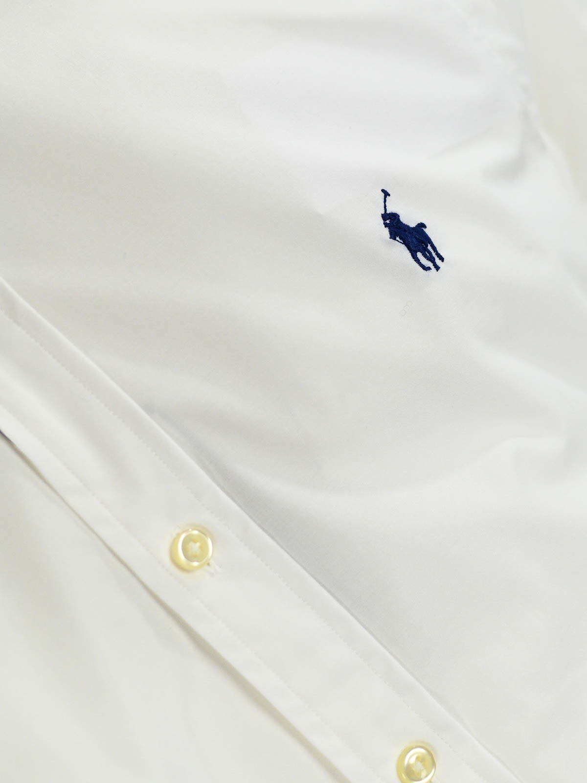 Shop Polo Ralph Lauren Stretch Cotton Shirt In White