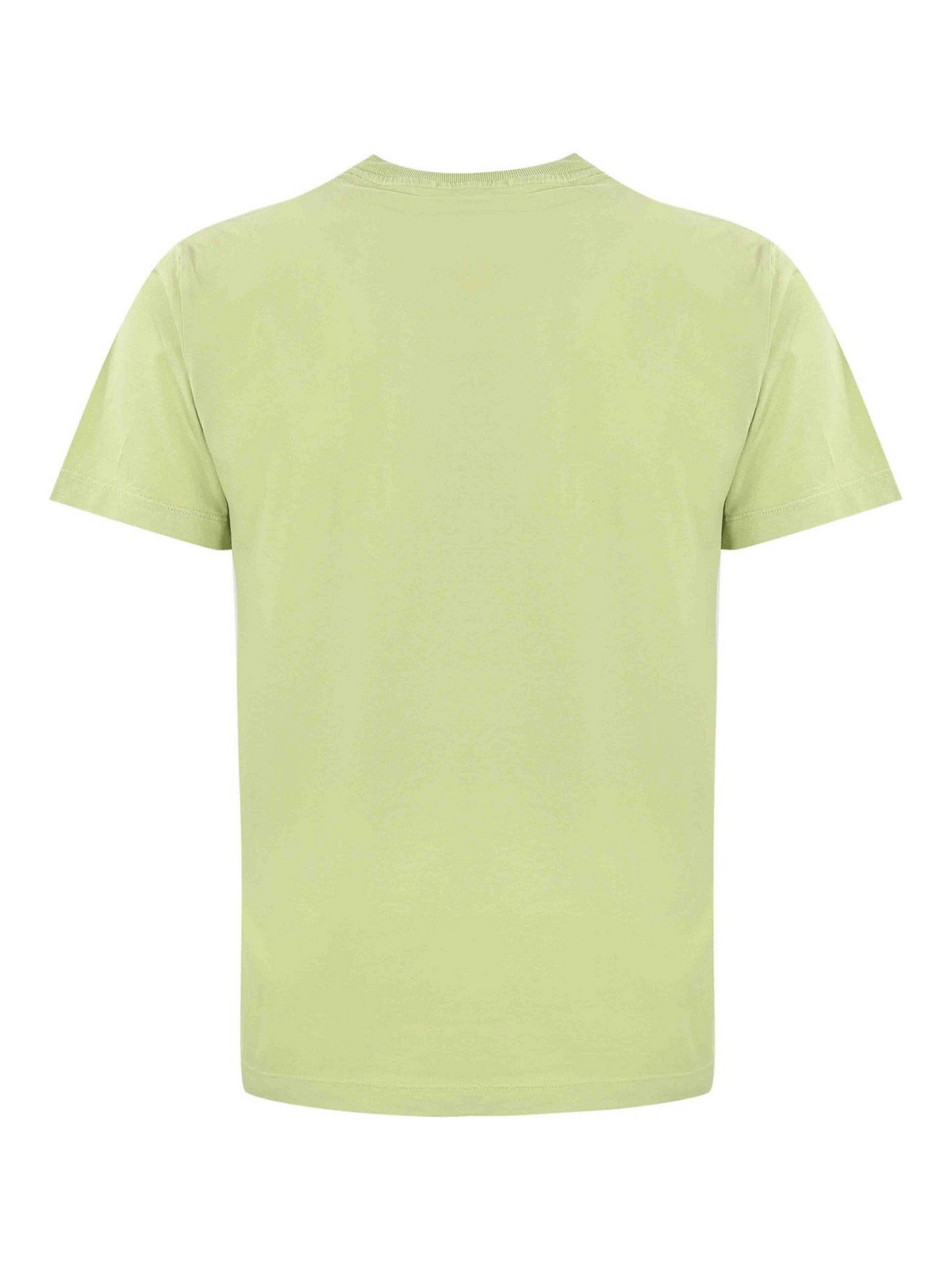 Shop Stone Island T-shirt With 2ns83 Logo Print In Green