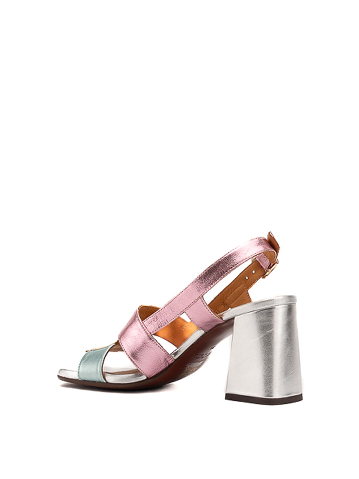 Shop Chie Mihara Panya Leather Sandals In Beige