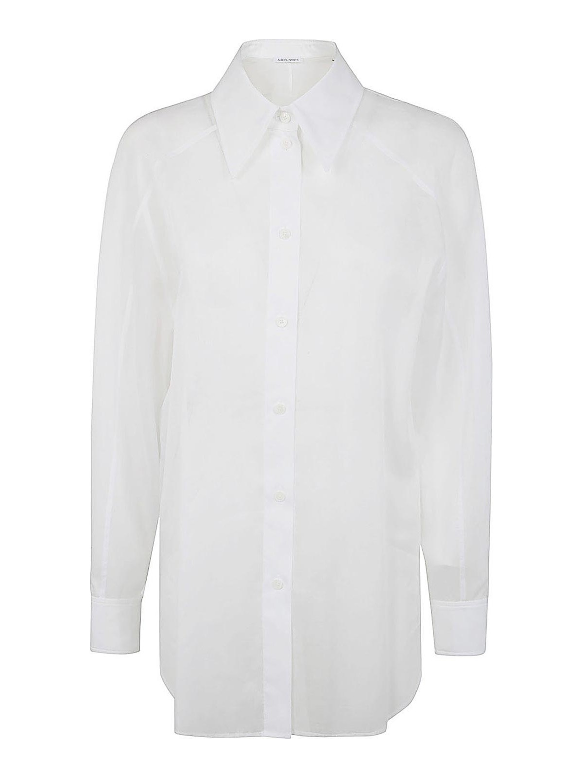 Shop Alberta Ferretti Camisa - Blanco In White
