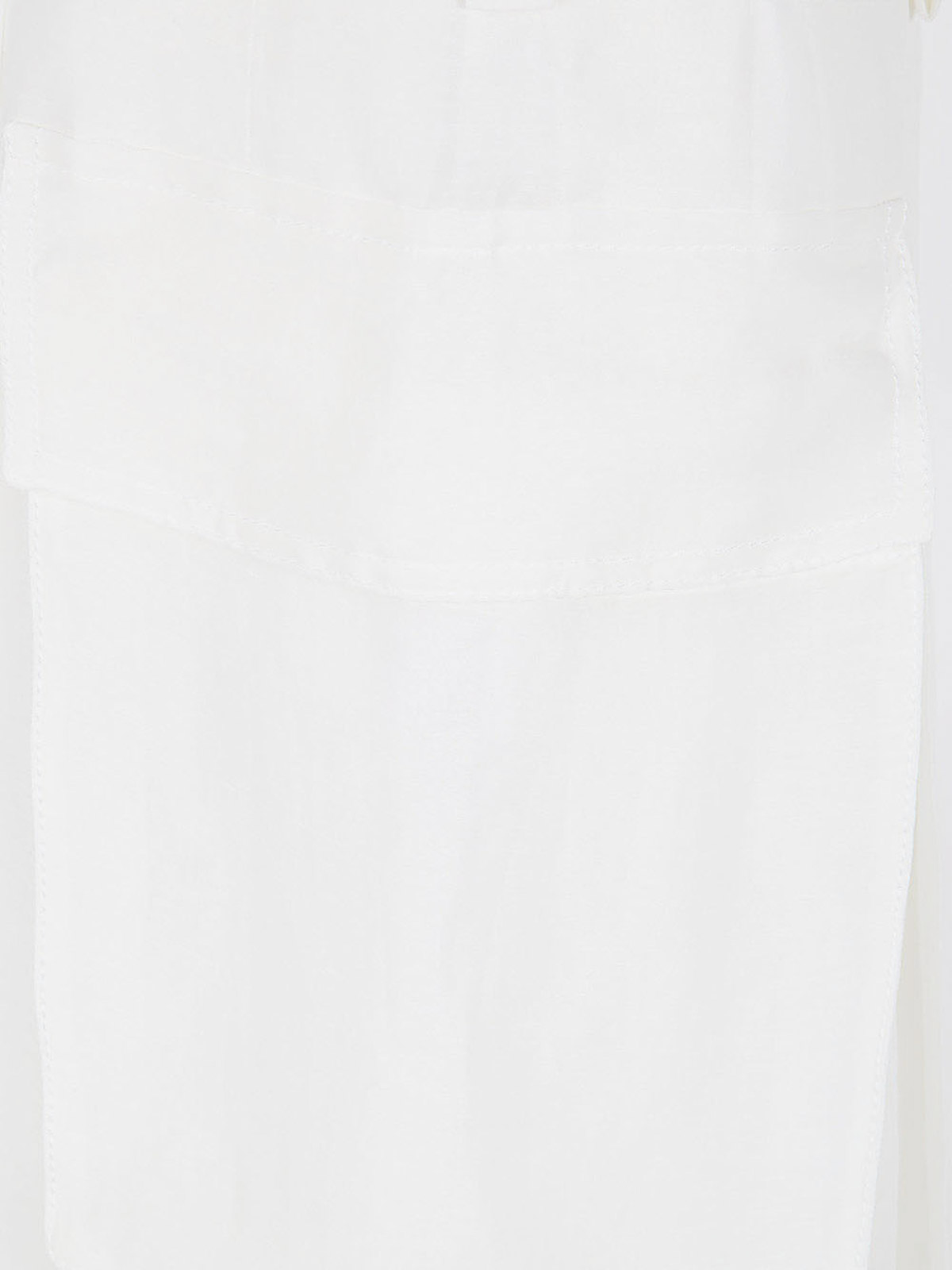 Shop Alberta Ferretti Maxi Skirt In White