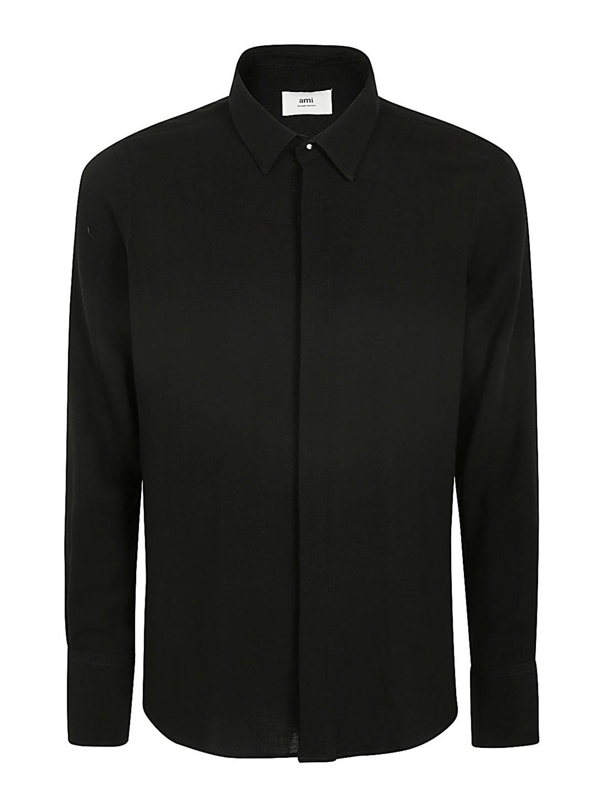 Shop Ami Alexandre Mattiussi Classic Shirt In Black