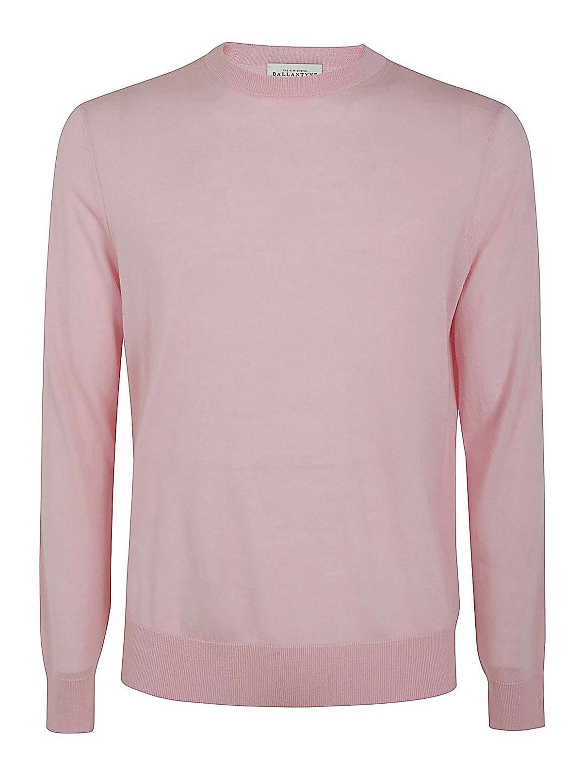 Shop Ballantyne Round Neck Pullover In Pink