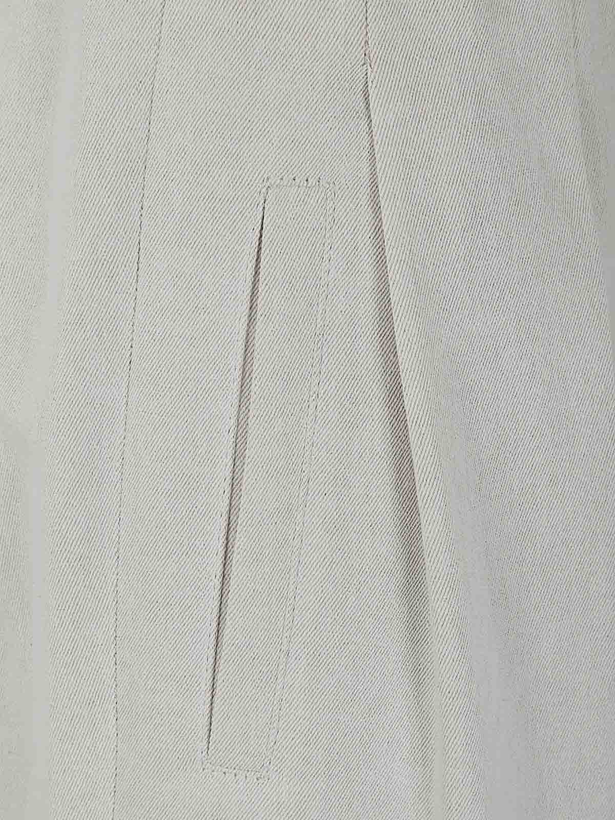 Shop Brunello Cucinelli Linen Trouser In White