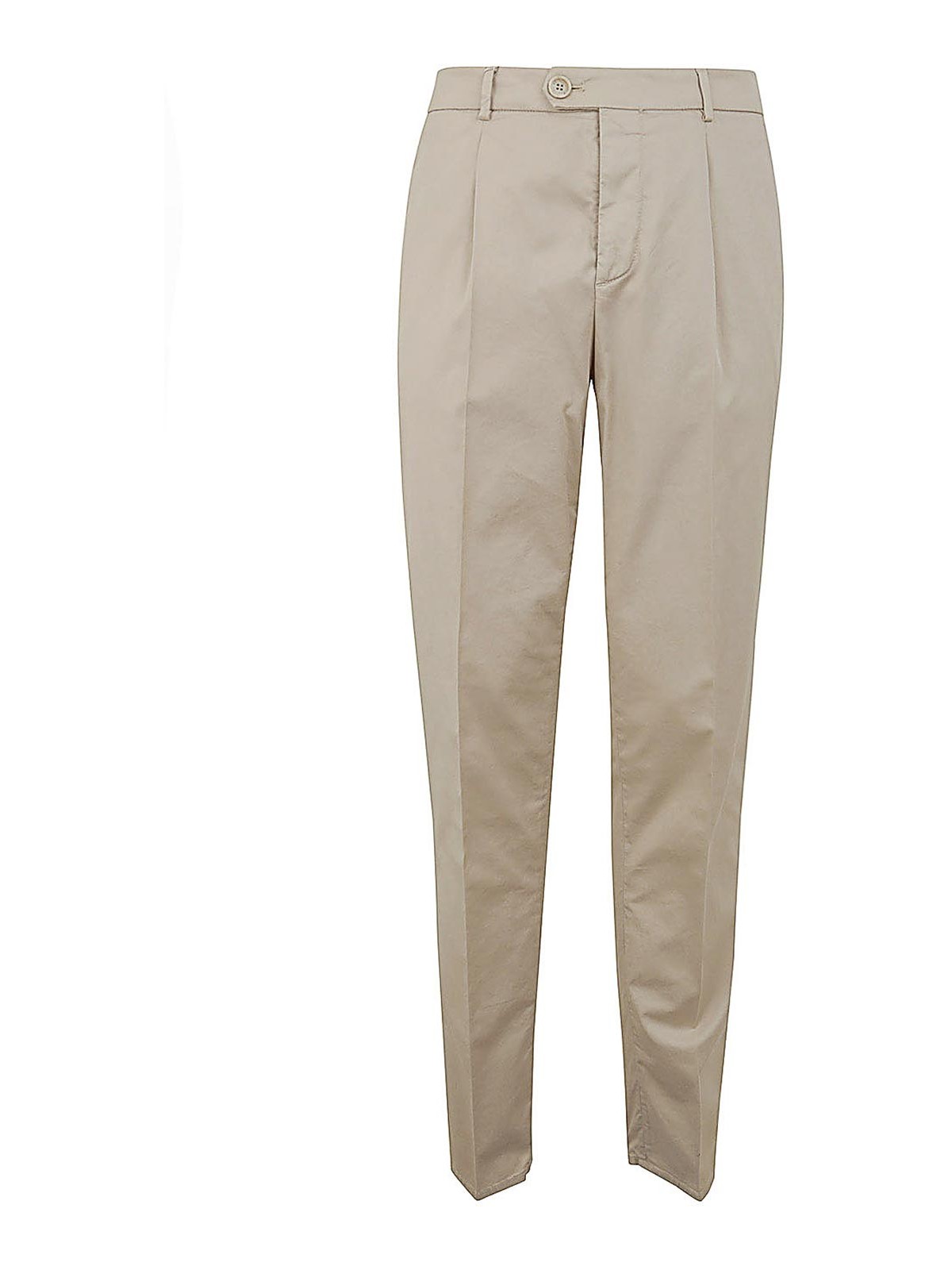 Shop Brunello Cucinelli Dyed Pants In Brown