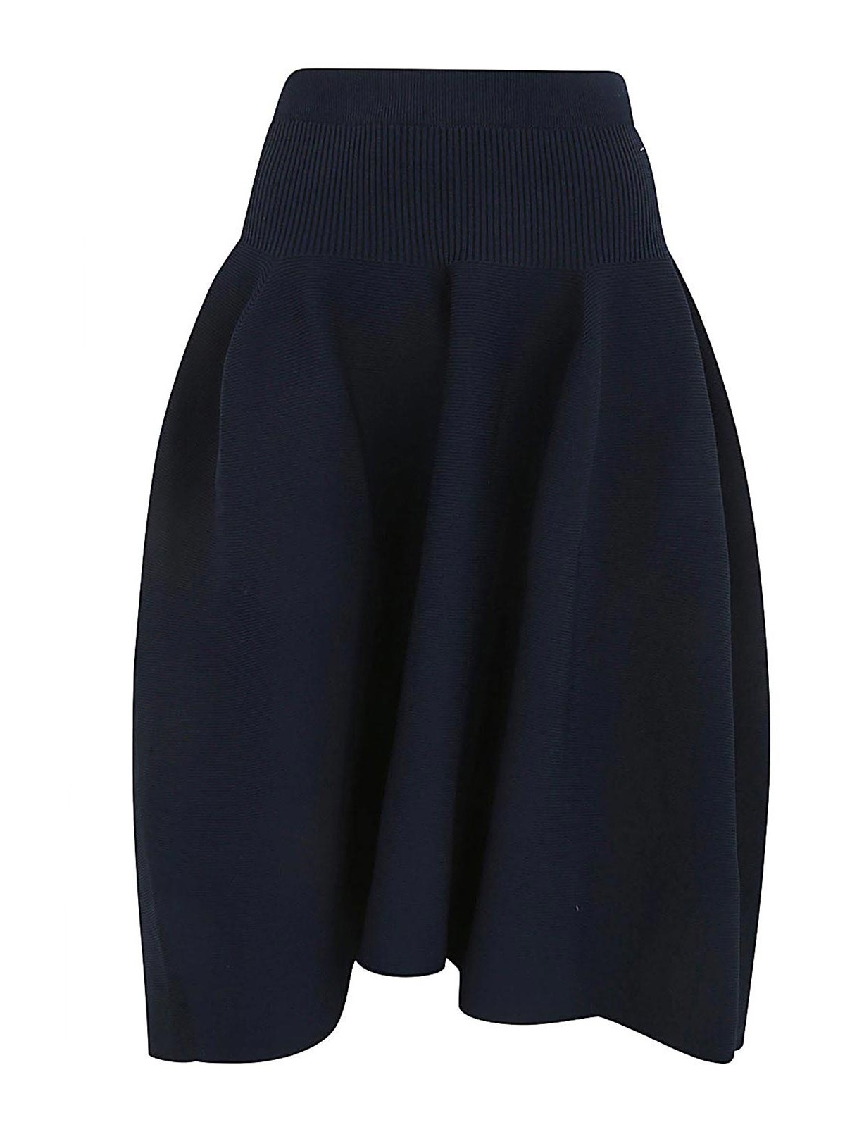 Shop Cfcl Rounded Hem Skirt In Blue