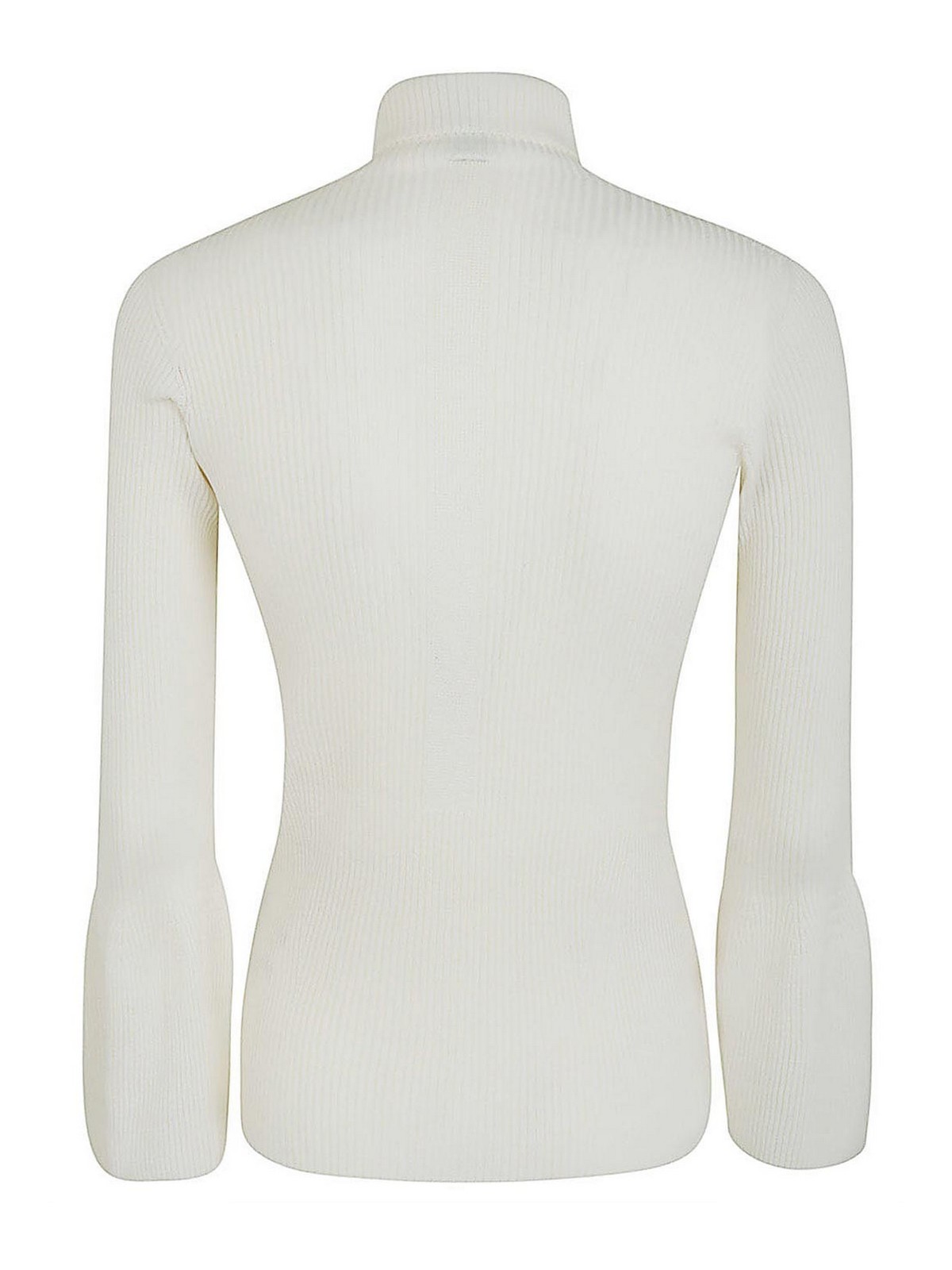 Shop Cfcl Rib Bell Sleeve Top In White