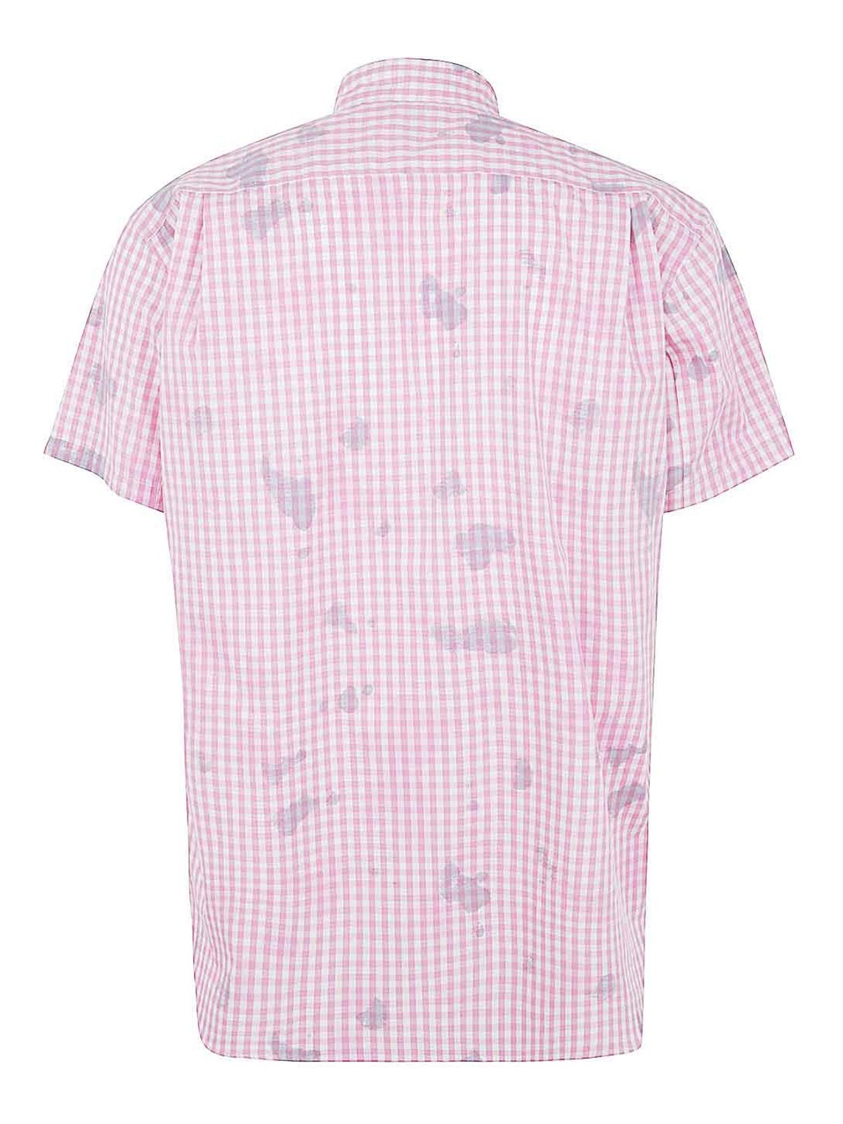 Shop Comme Des Garçons Cotton Shirt In Pink