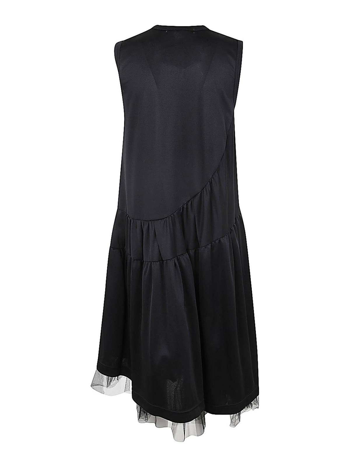 Shop Comme Des Garçons Sleeveless Dress In Black