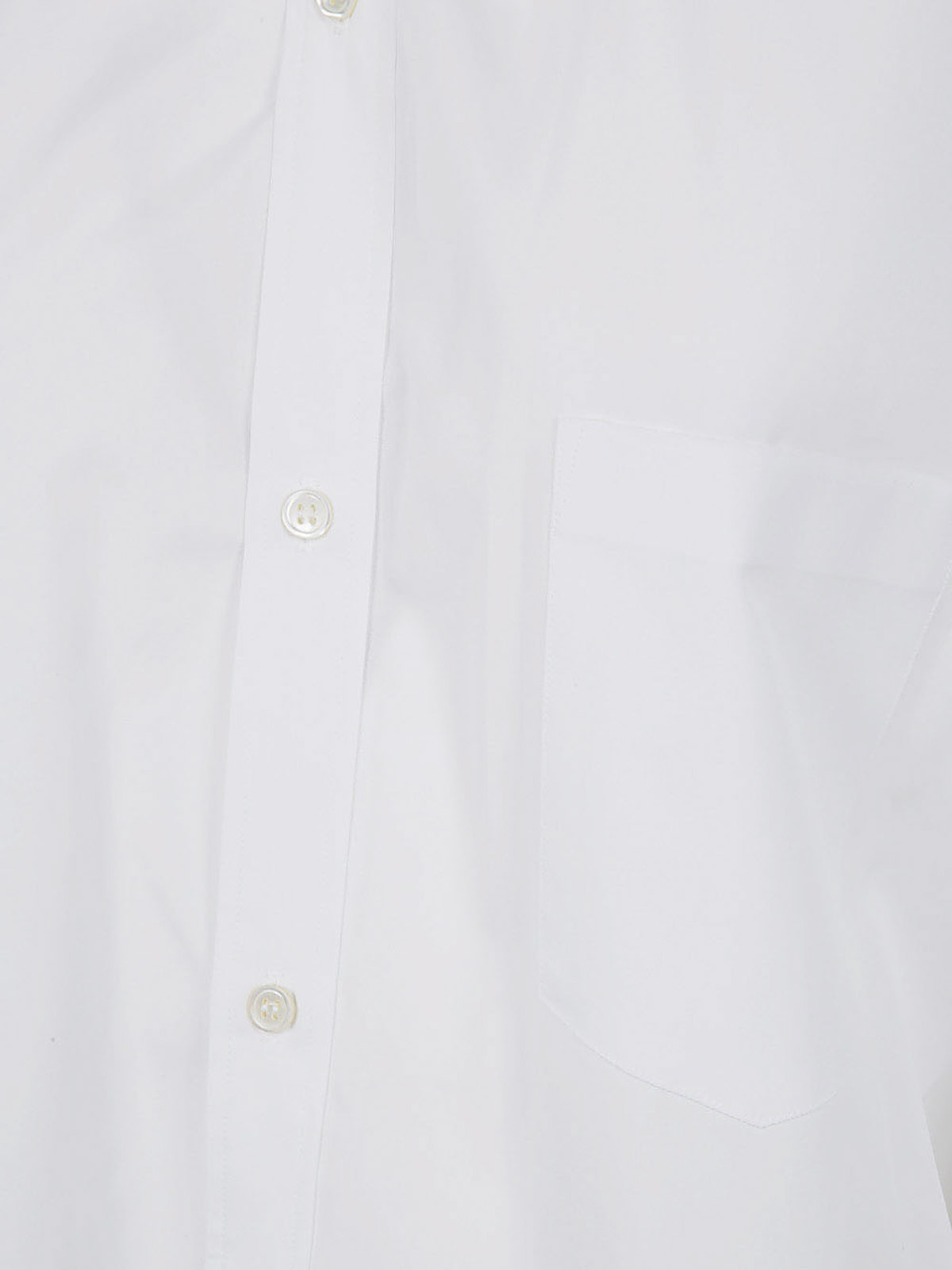 Shop Comme Des Garçons Cotton Shirt In White