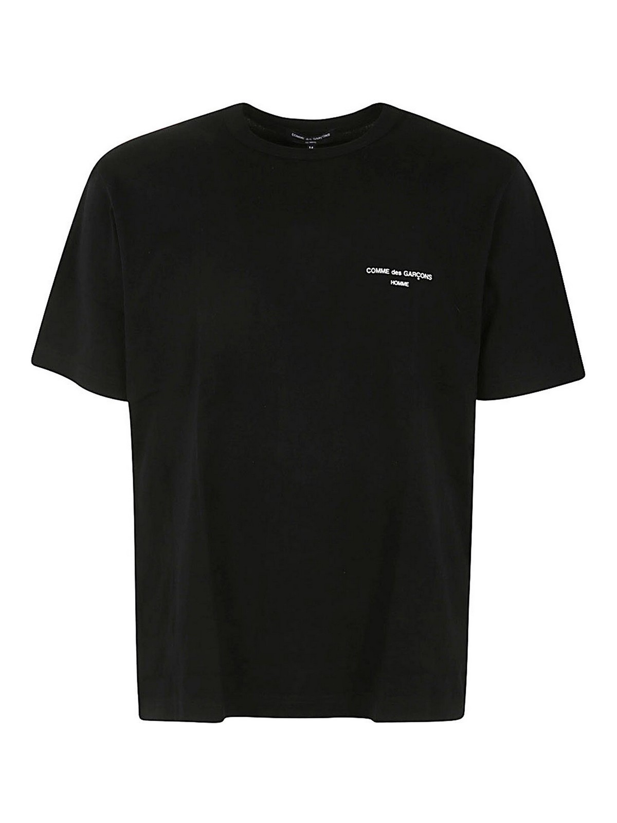 Comme Des Garcons Hommes Plus Iconic T-shirt With Logo In Black