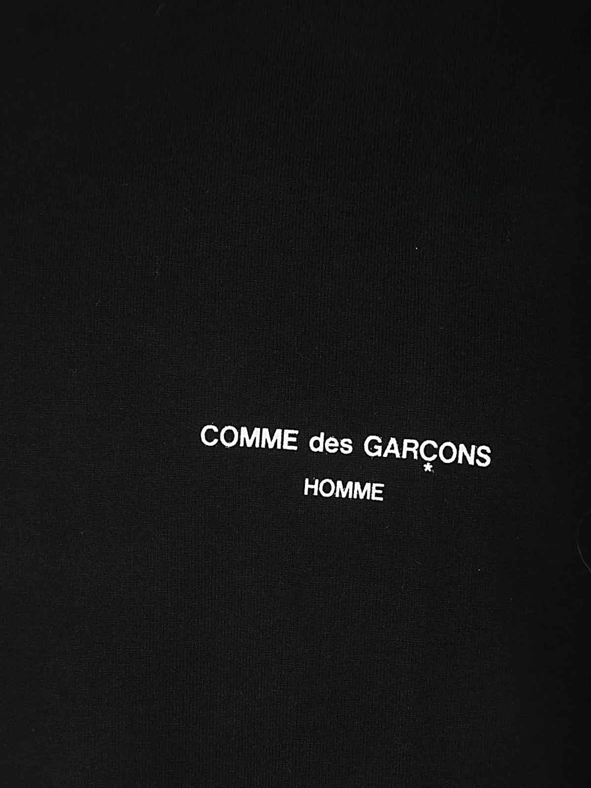 Shop Comme Des Garcons Hommes Plus Iconic T-shirt With Logo In Black