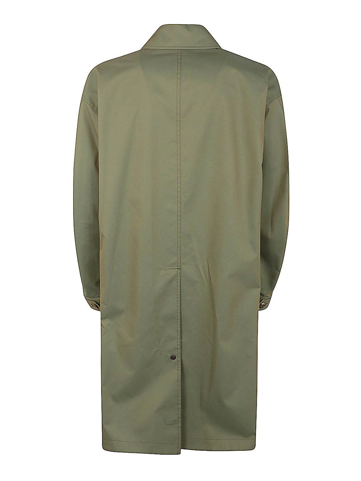 Shop Comme Des Garcons Hommes Plus Trench With Yellow Lining In Brown