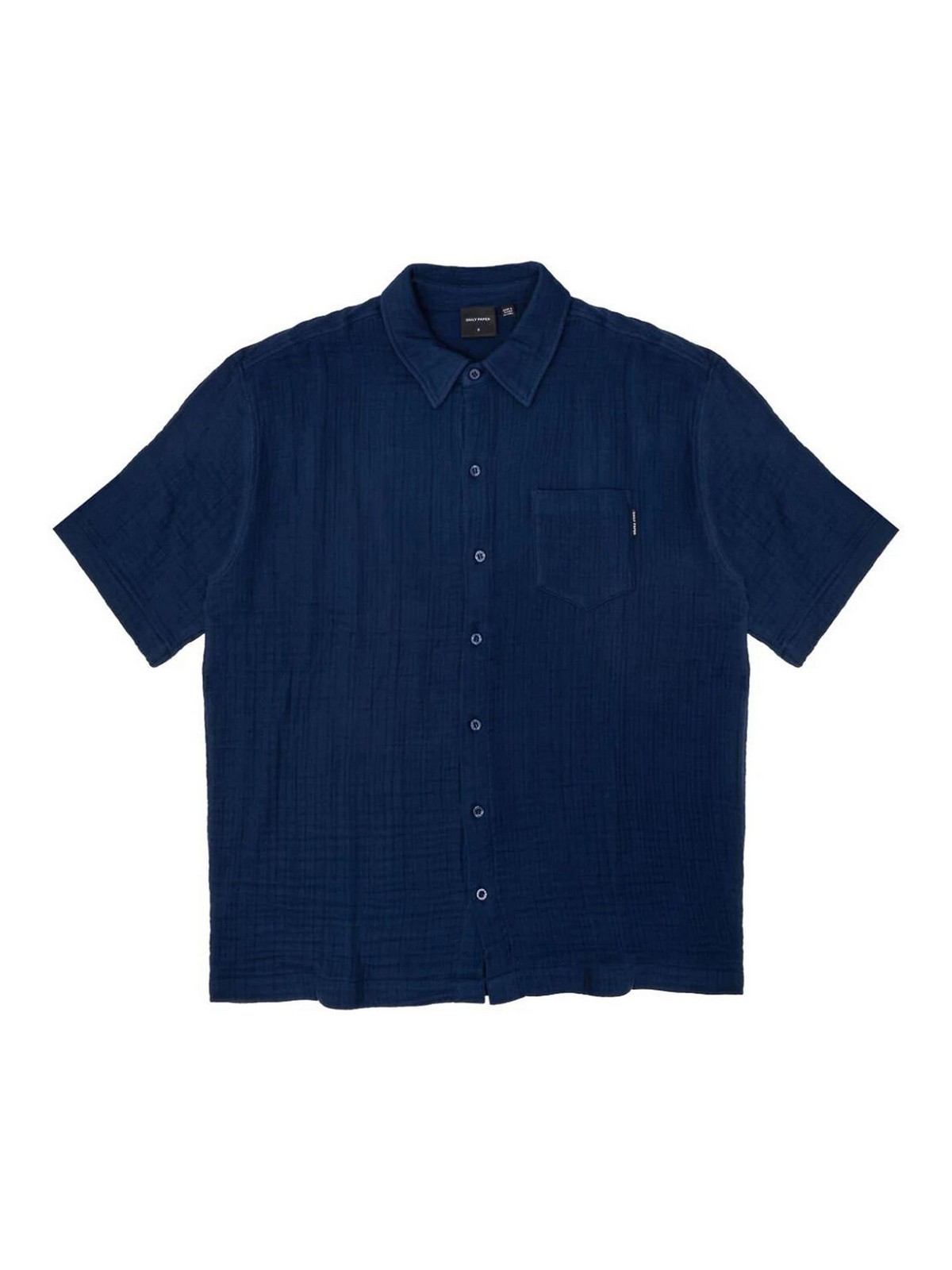 Shop Daily Paper Short Sleeves Shirt In Blue