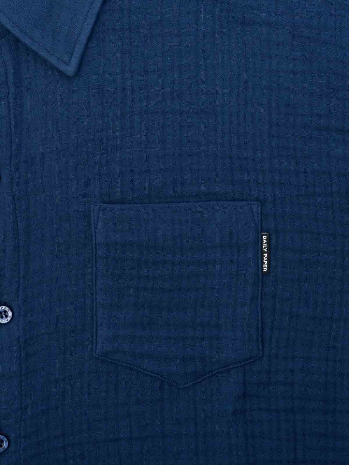 Shop Daily Paper Short Sleeves Shirt In Blue
