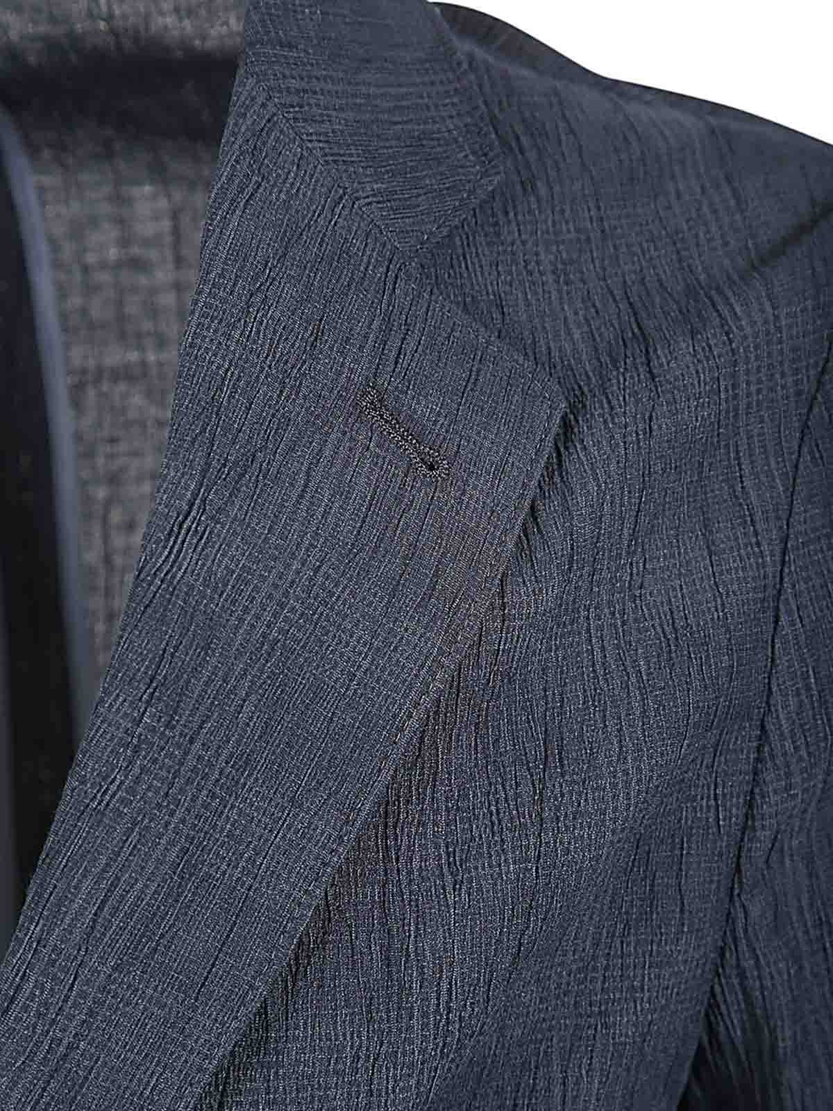 Shop Emporio Armani Casual Jacket In Blue