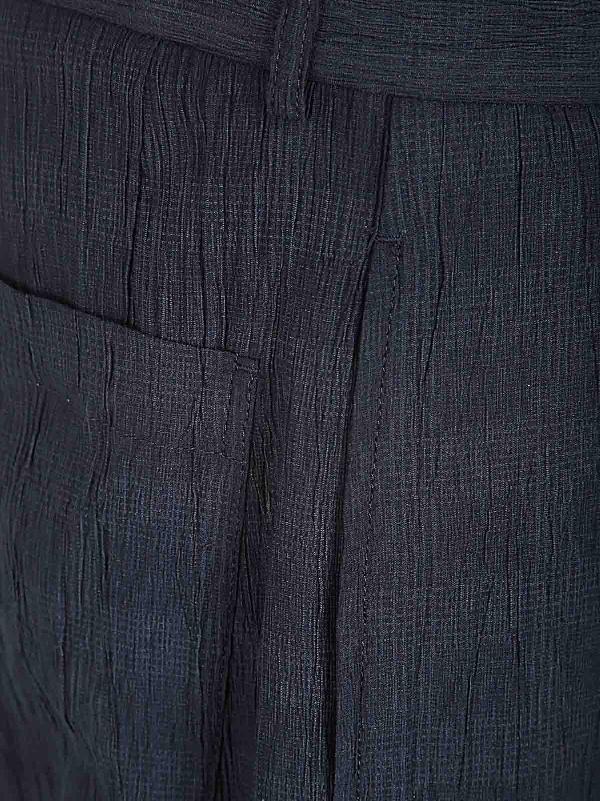 Shop Emporio Armani Casual Trousers In Blue