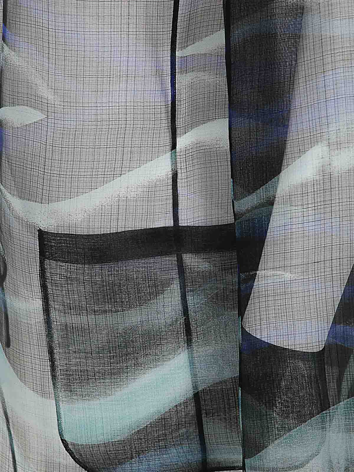 Shop Giorgio Armani Printed Jacket In Multicolour