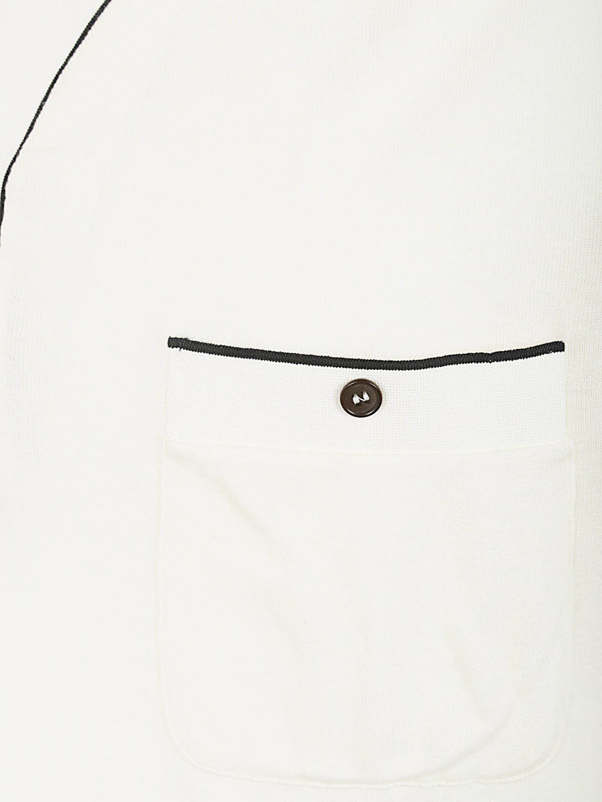 Shop Giorgio Armani Polo - Blanco In White