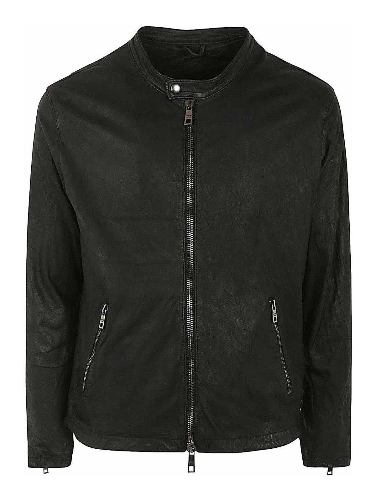 Giorgio Brato Biker Jacket In Black