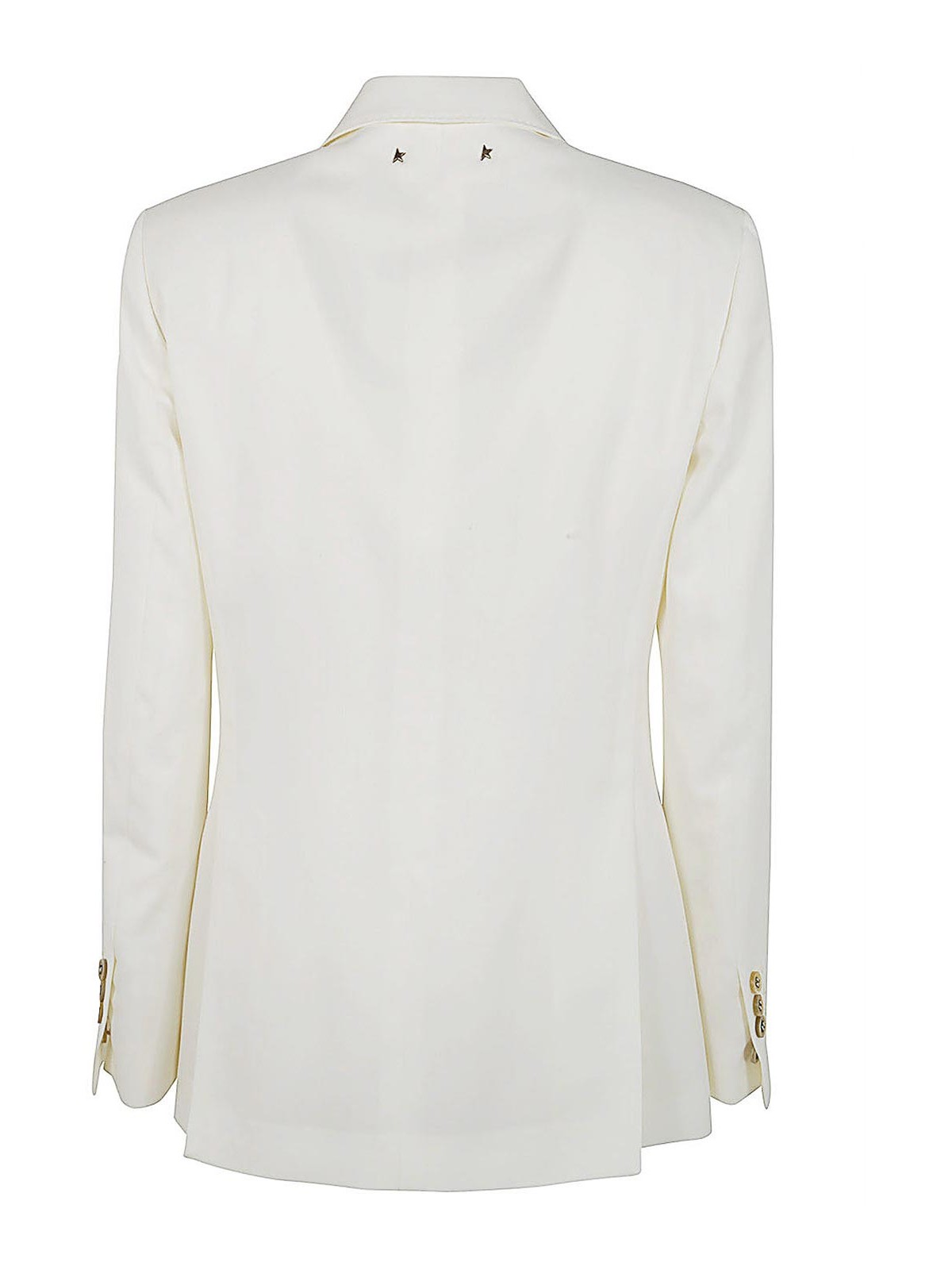 Shop Golden Goose Journey W`s Double-breasted Blazer In White