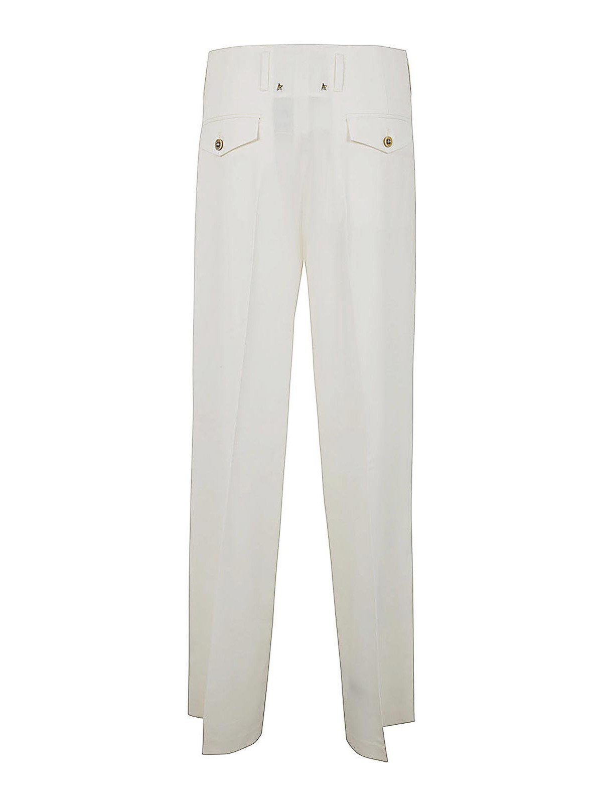 Shop Golden Goose Pleated Flavia Pant In White