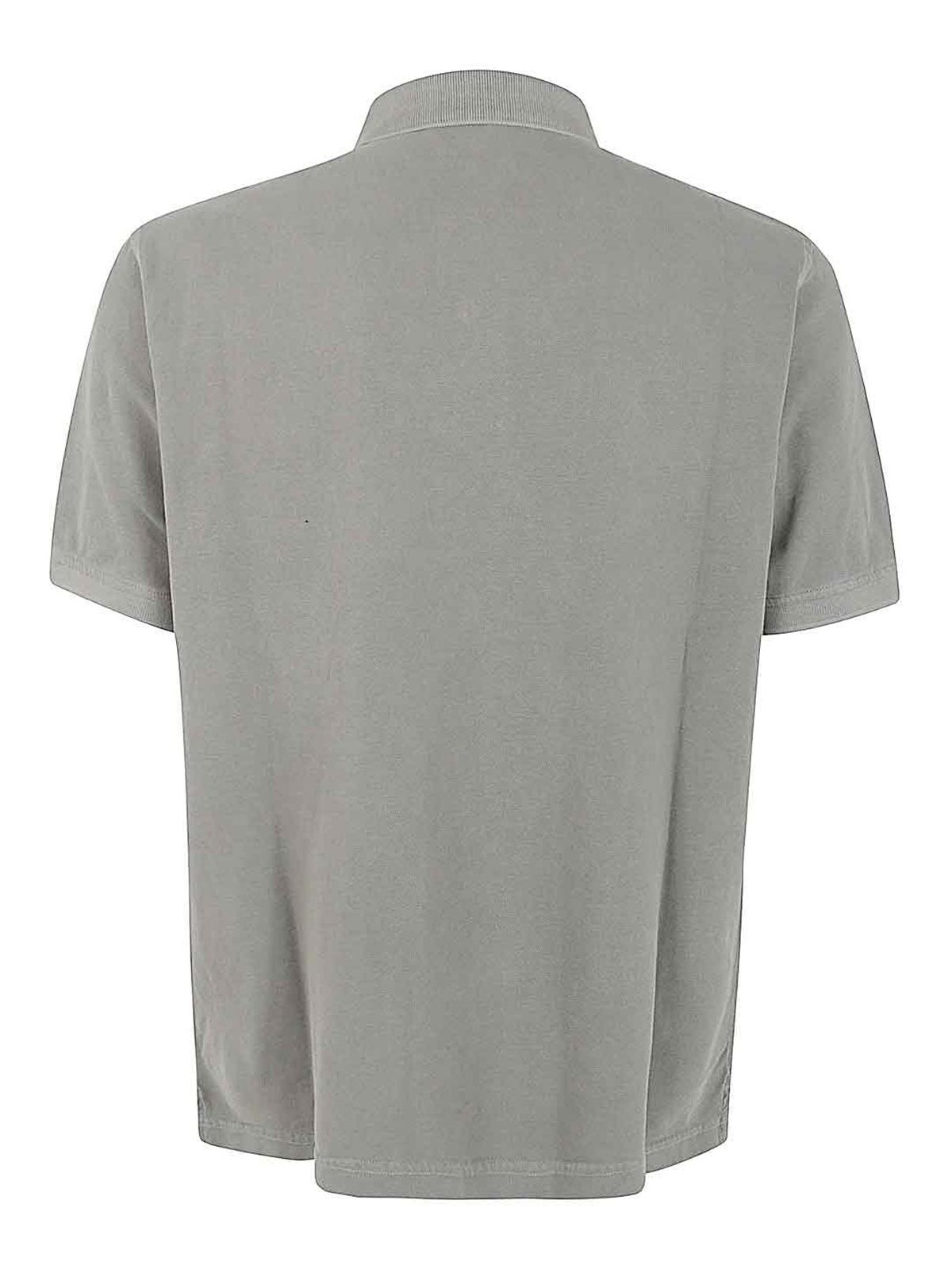 Shop Herno Cotton Polo In Grey