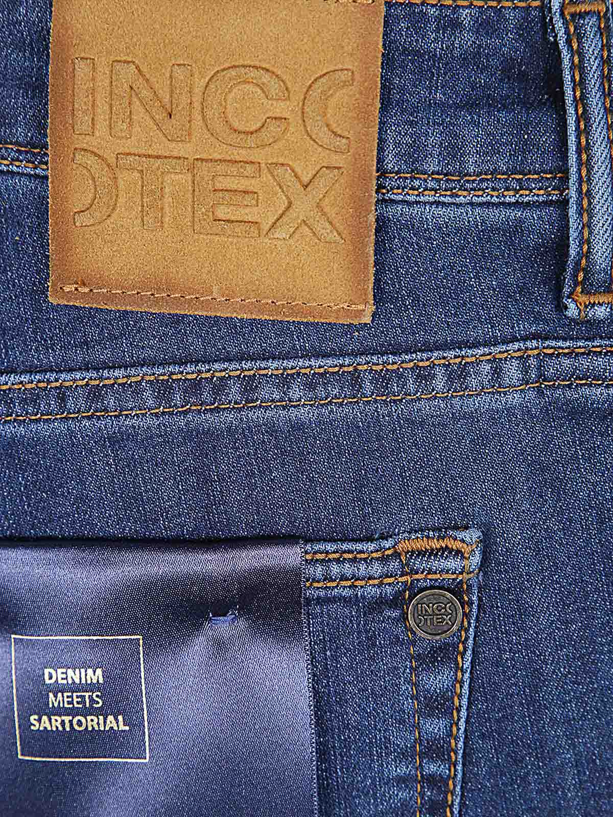 Shop Incotex Blue Division Pantalón Casual - Azul In Blue