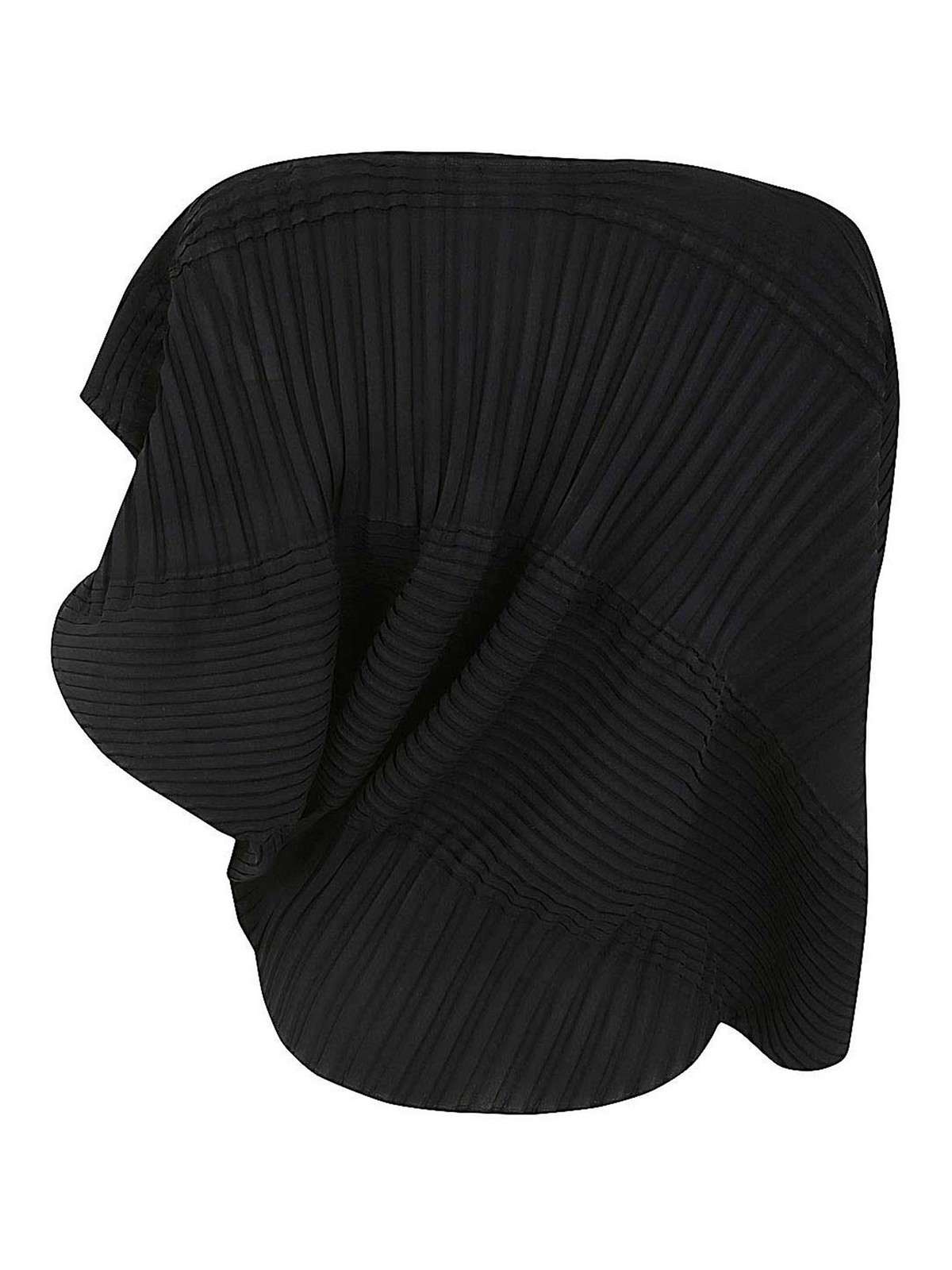 Shop Issey Miyake Aerate Pleats Sweater In Black