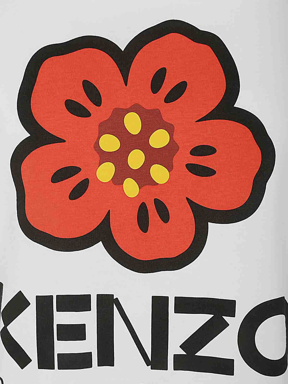 Shop Kenzo Boke Flower Loose T-shirt In White