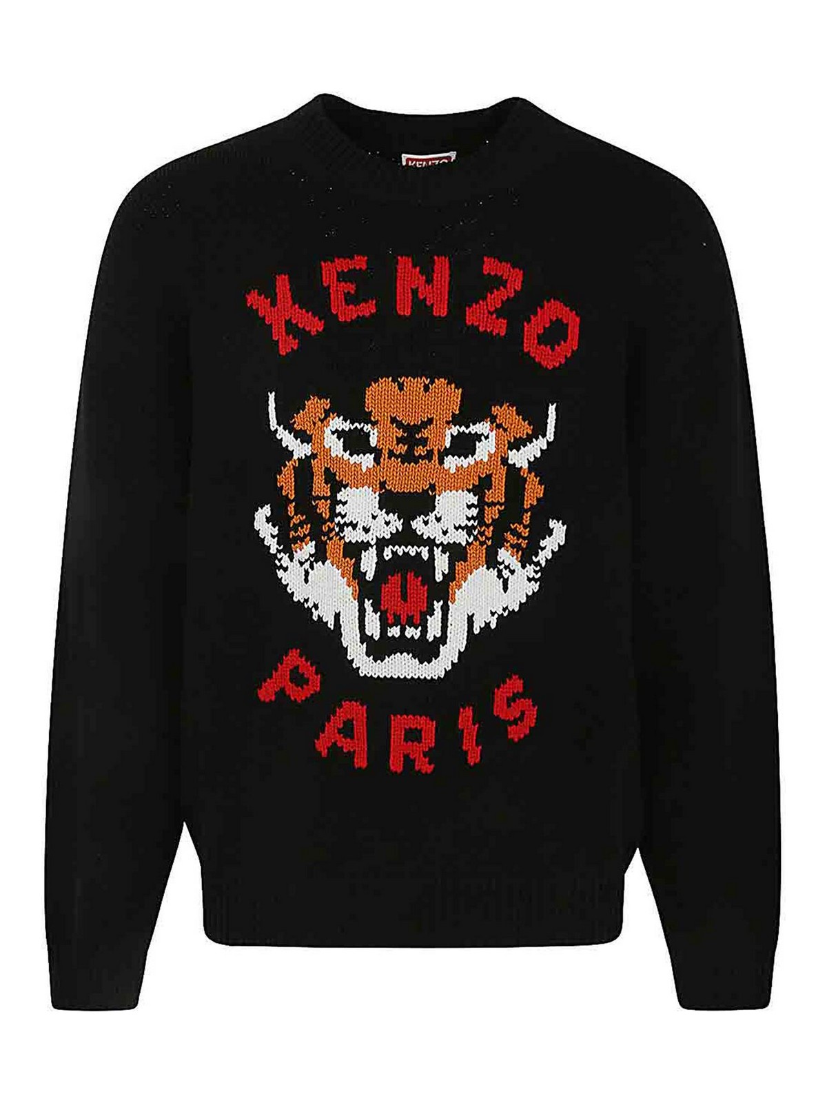 Kenzo Lucky Tiger Jumper In Black