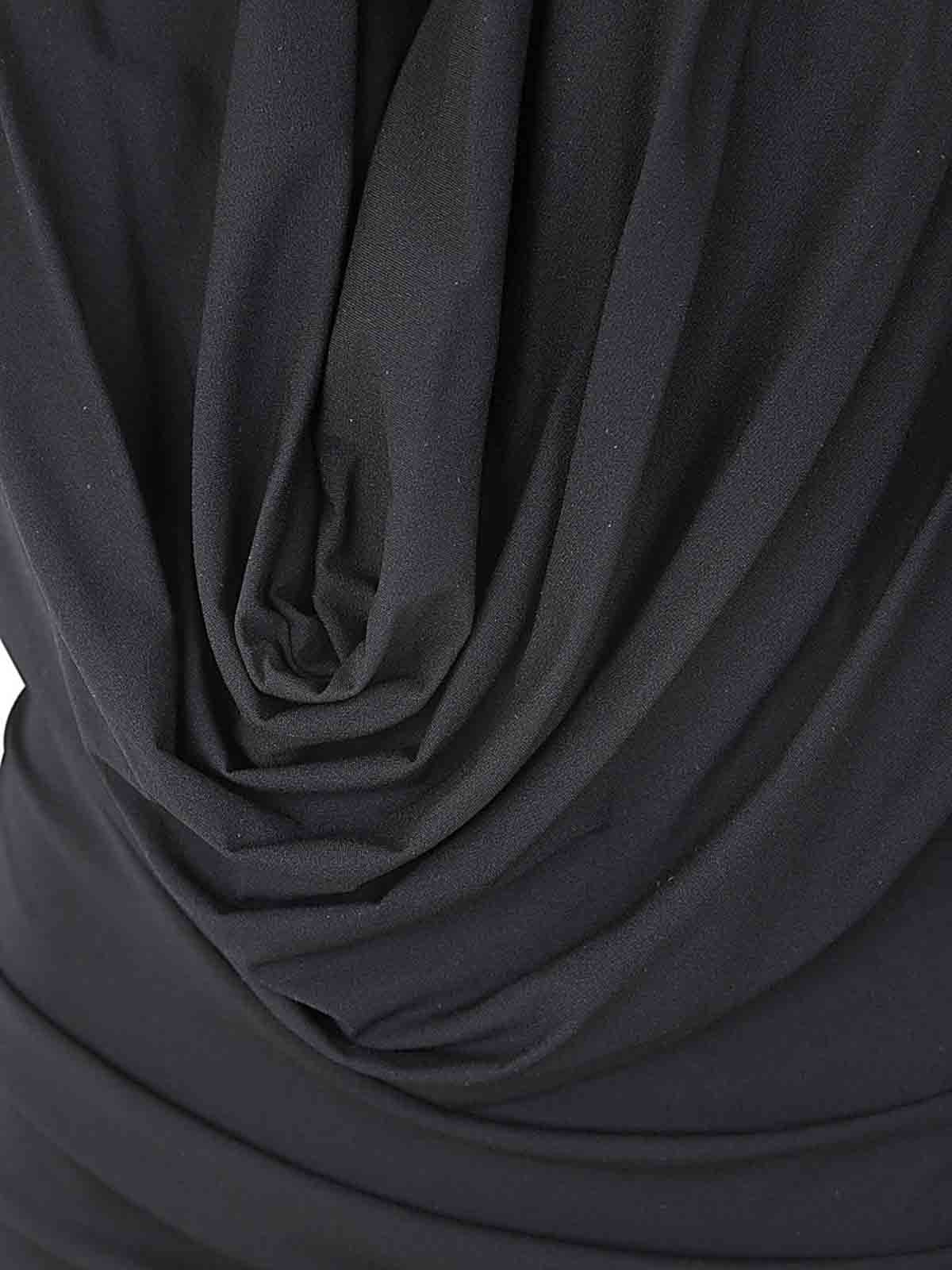 Shop Magda Butrym Vestido Corto - Negro In Black