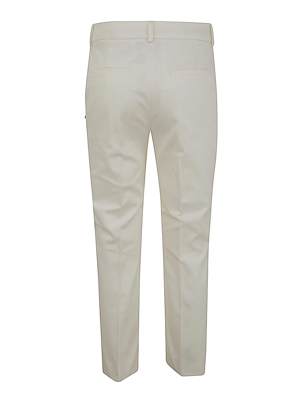 Sportmax Etna Stretch Cotton Trouser - White | 2412131052600000