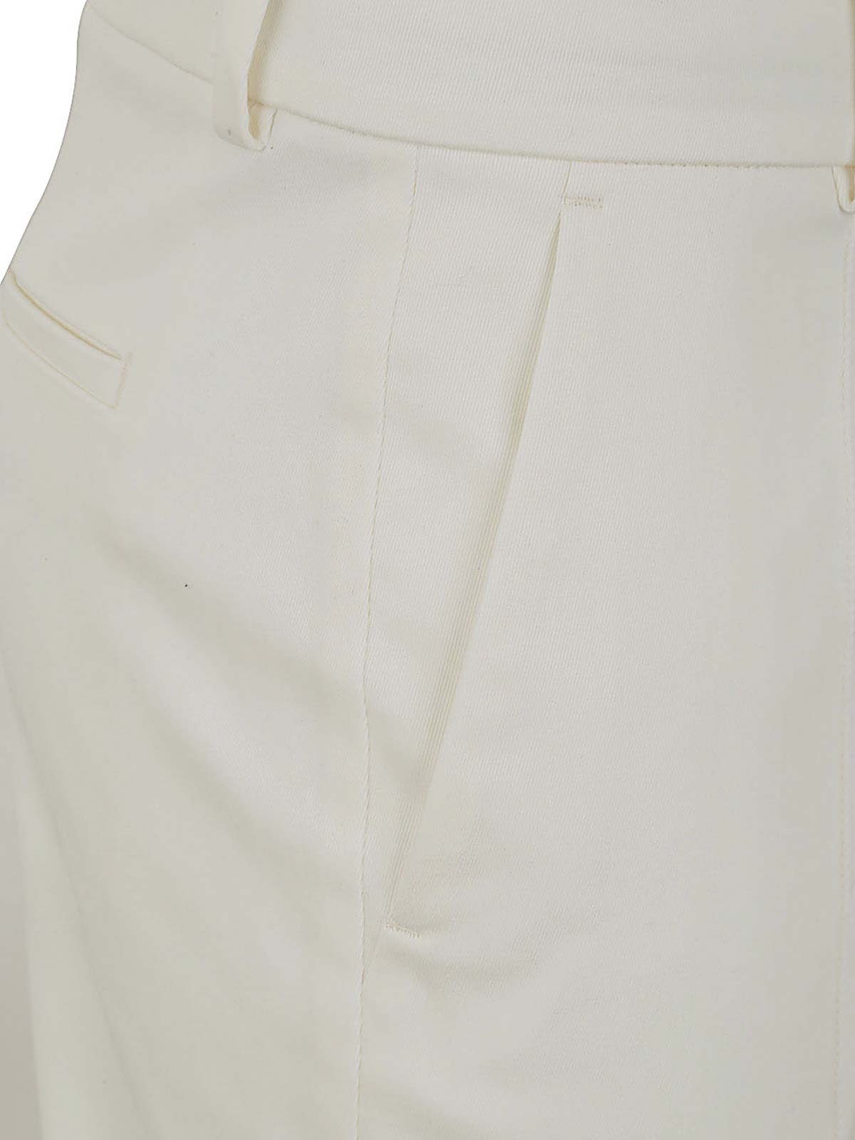 Sportmax Etna Stretch Cotton Trouser - White | 2412131052600000