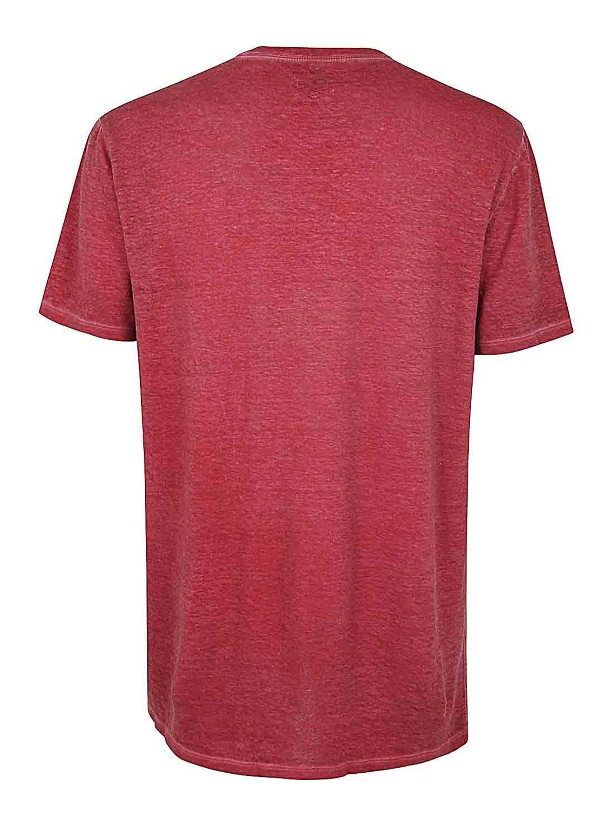 Shop Md75 Linen T-shirt In Red