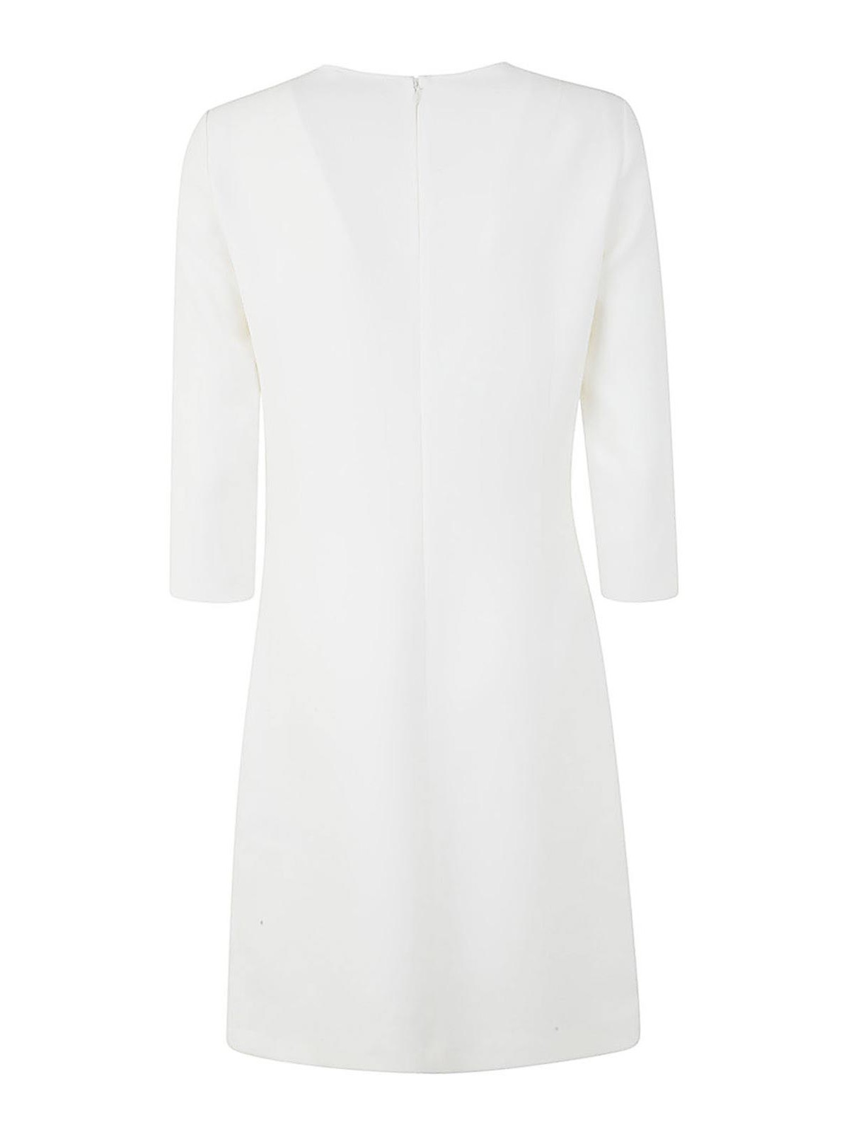 Shop N°21 Three Quarter Sleeve Mini Dress In White