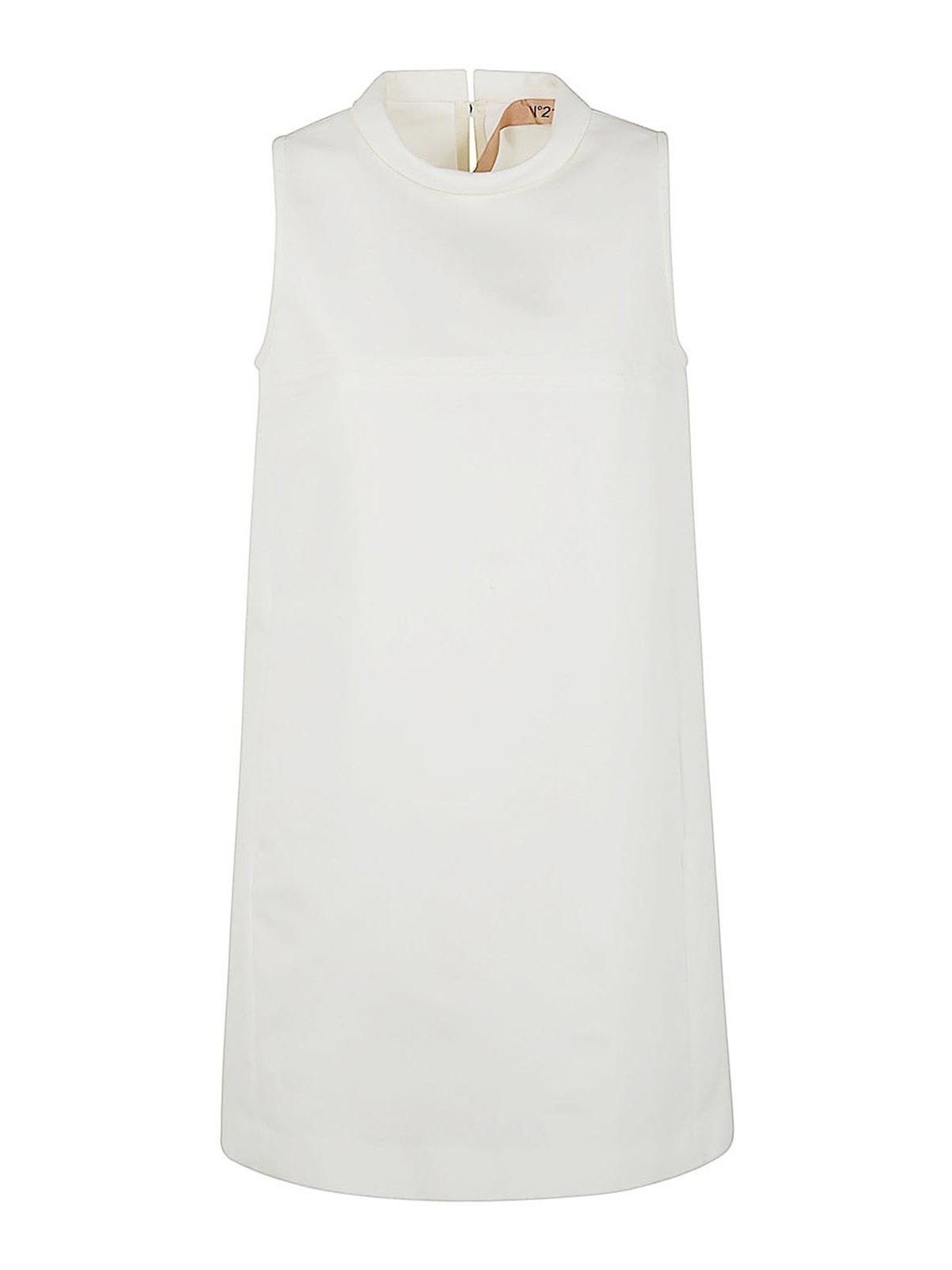Shop N°21 Sleeveless Mini Dress In White